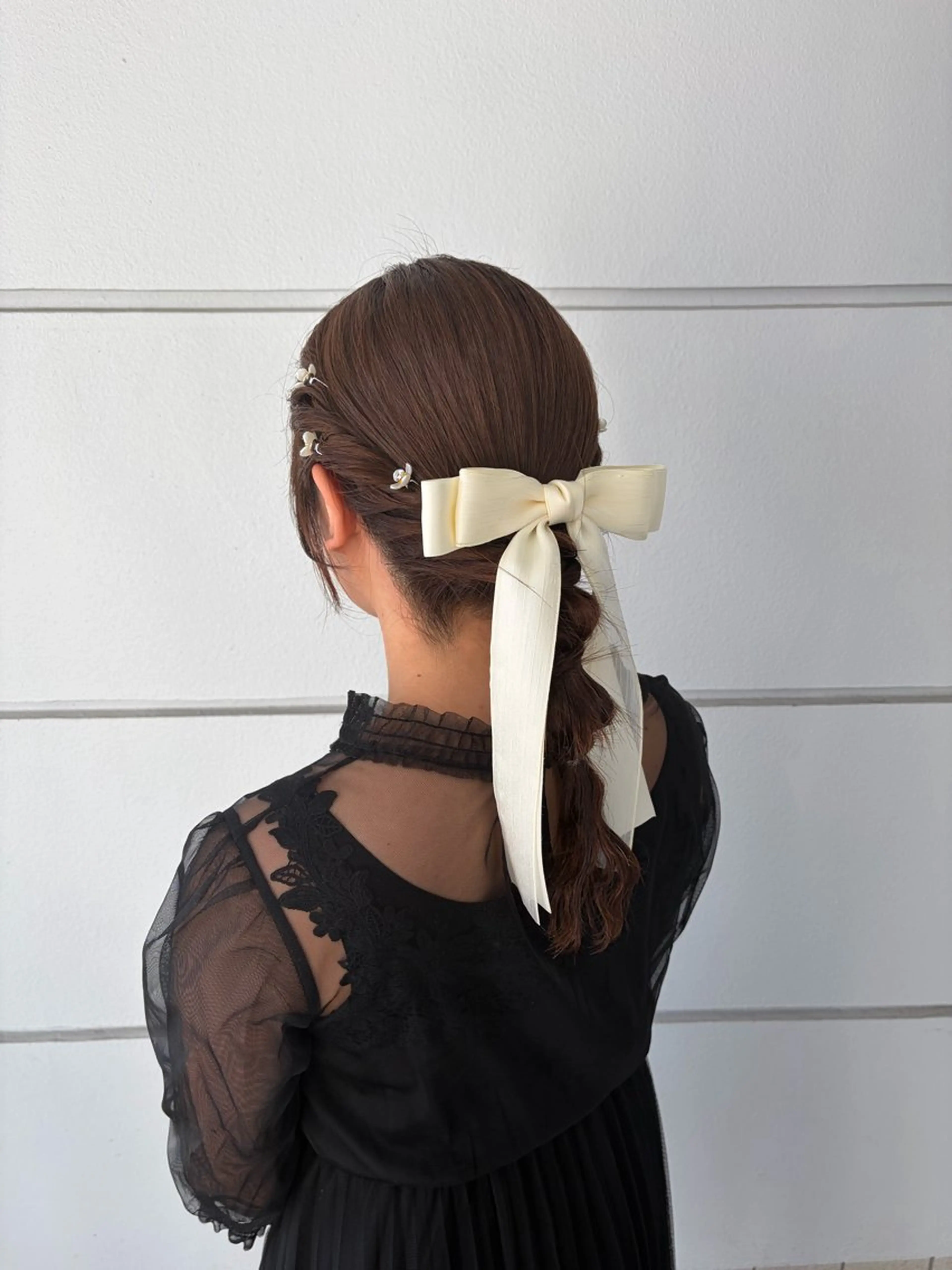 セミロング ヘアアレンジ ヘアセット 髪質改善特化🥣🫧 天神美容室のヘアスタイル