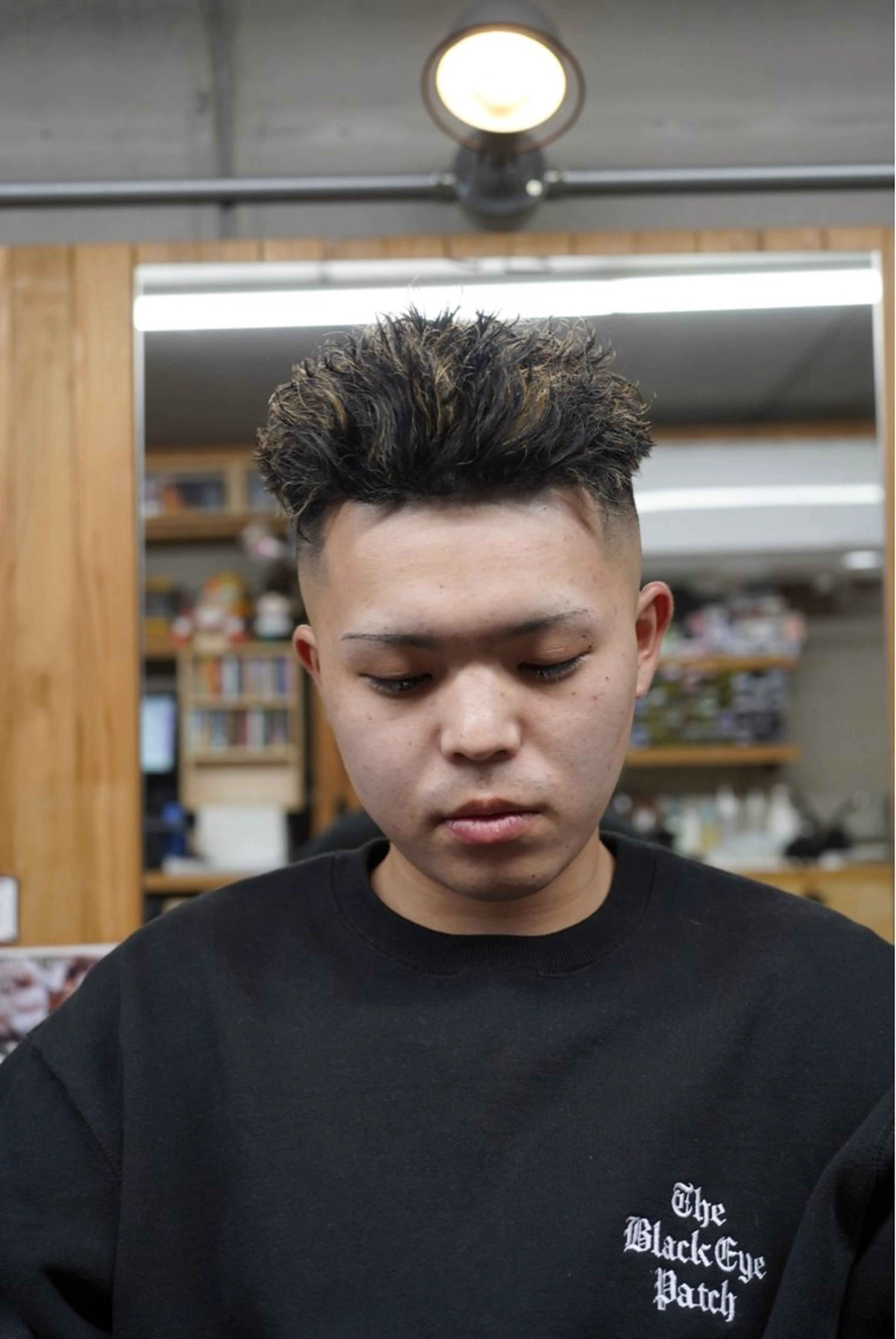 パーマ メンズ カット パーマ ヘアセット 関 晃哉のヘアスタイル