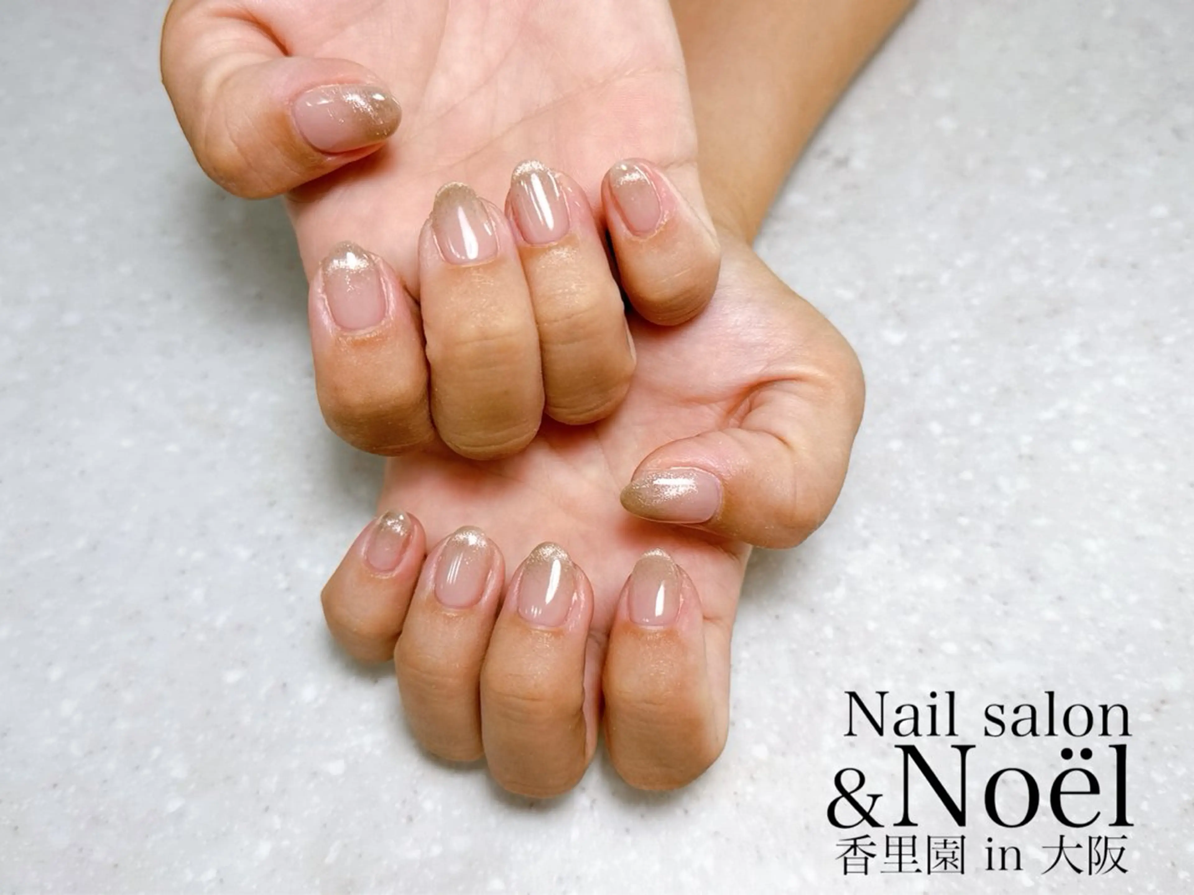 ネイル グラデーション マグネットネイル ハンドネイル Nailsalon Noël所属・Nailsalon &Noelのネイルデザイン