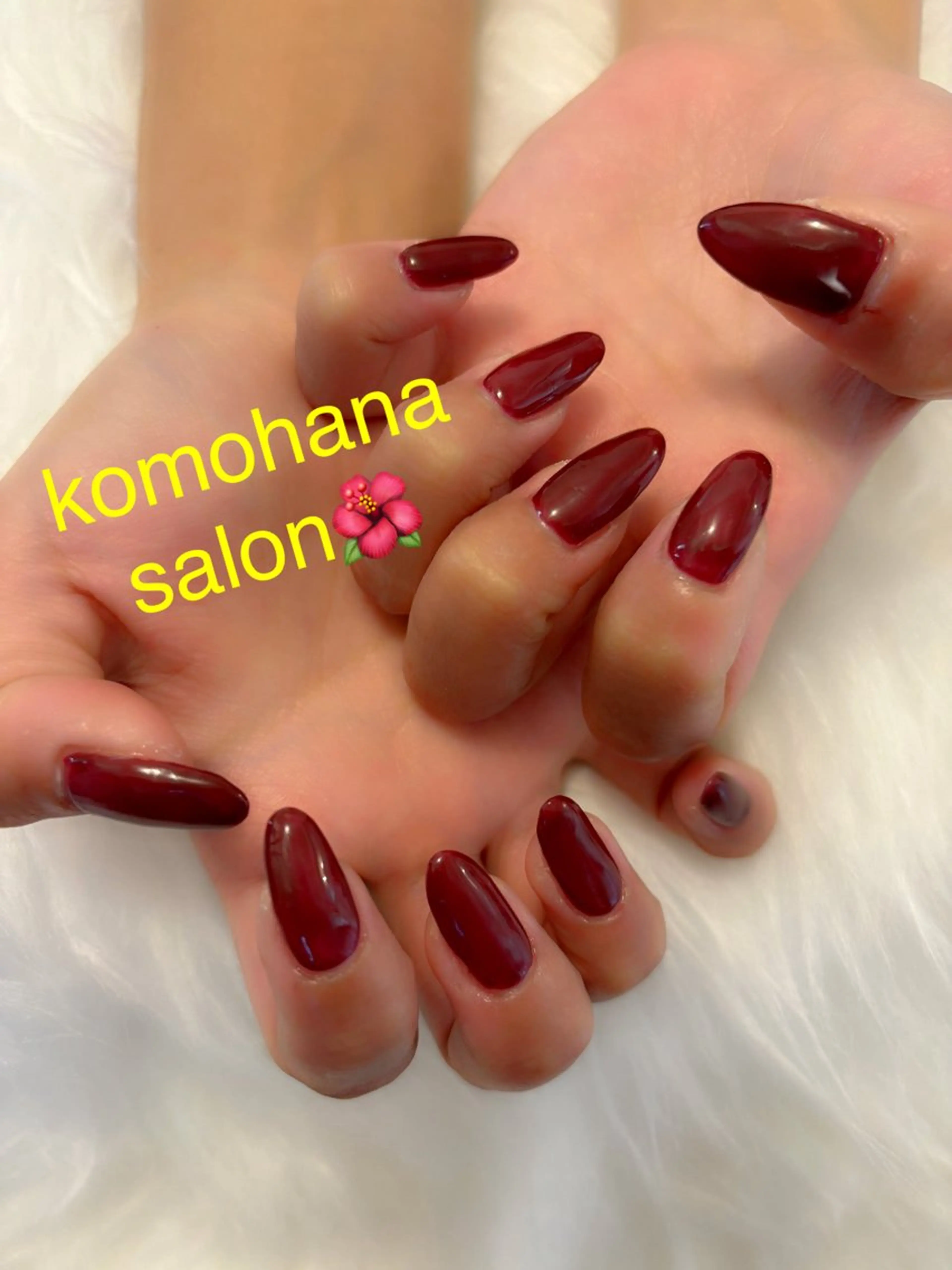 ネイル ワンカラーネイル komohana salon🌺のネイルデザイン