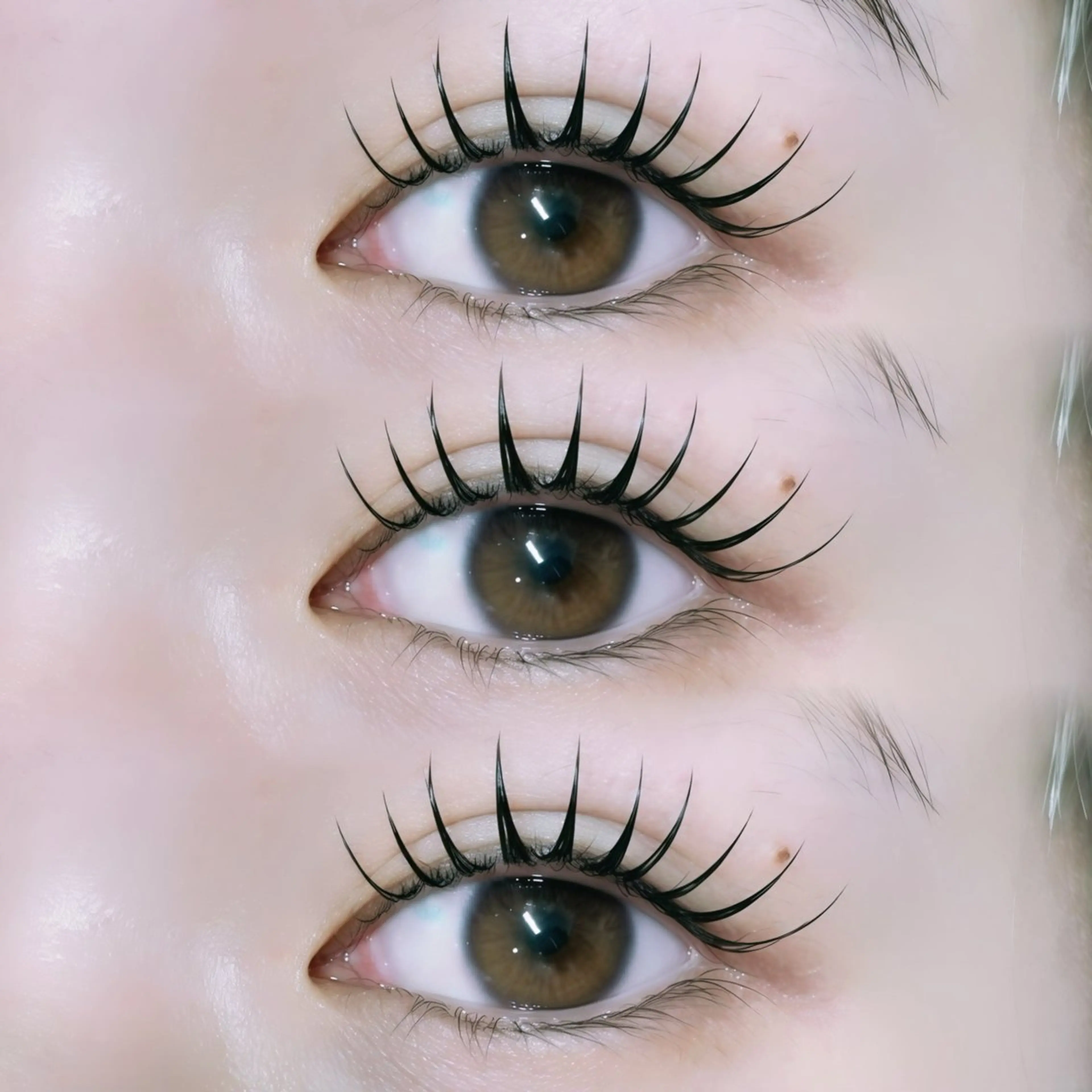 【大人気エクステパーマ🧴】フラットラッシュ80​〜​100本+パーマ🎀の写真