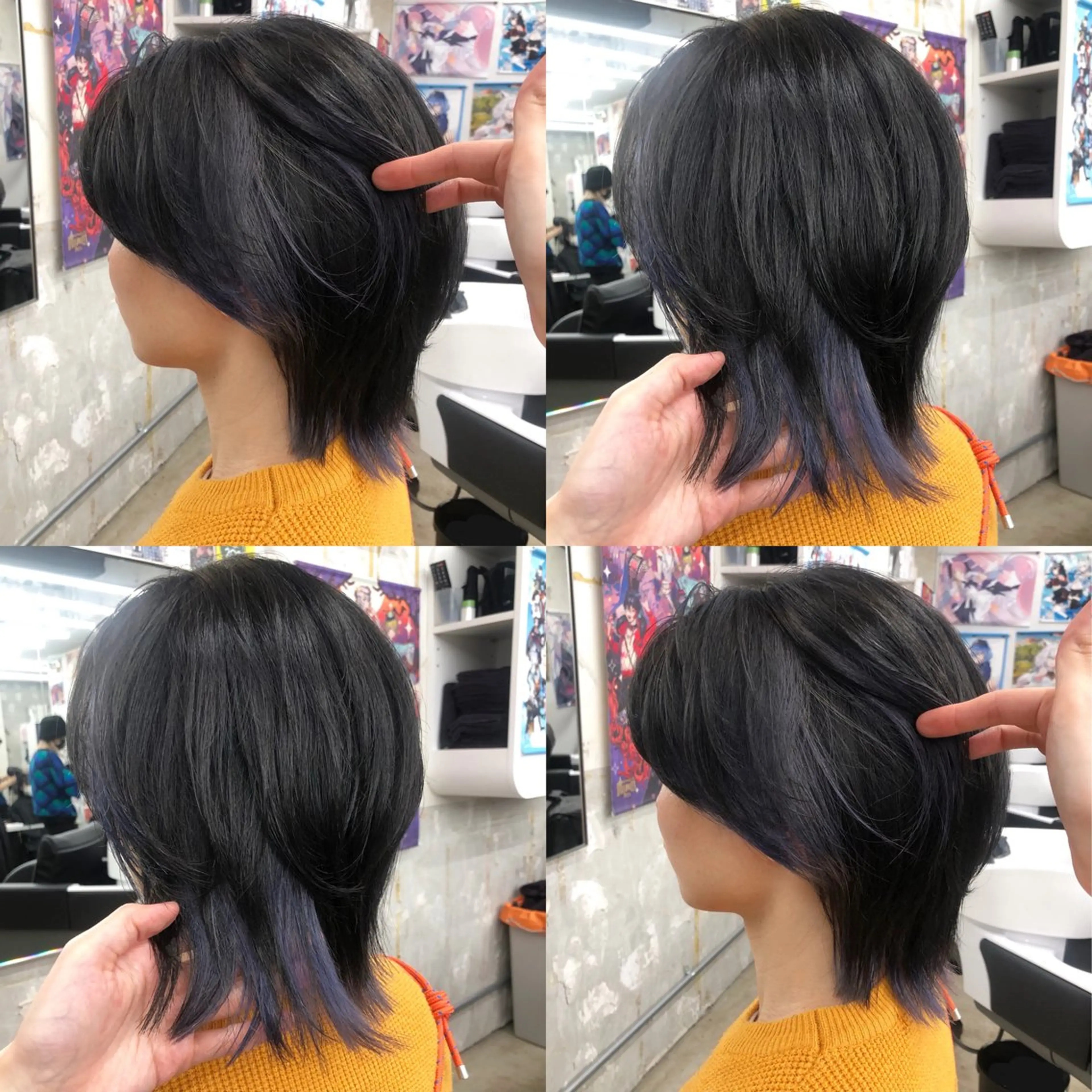 ショート カラー 推しカラー✨ オタク美容師ユウカのヘアスタイル