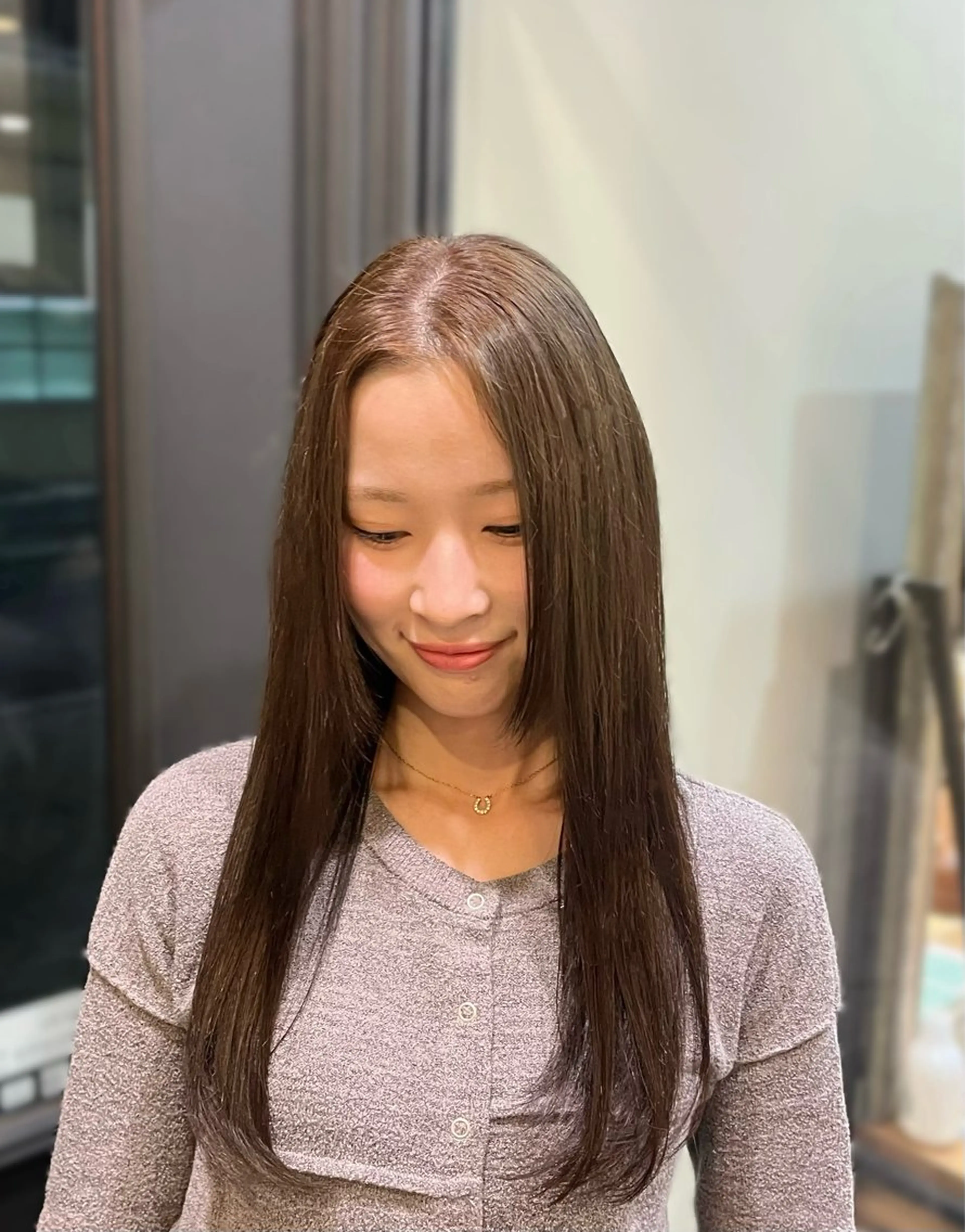 🎀ダメージ軽減前処理オイル付🎀極潤ミストカラー🤍+美潤トリートメント🫧の写真