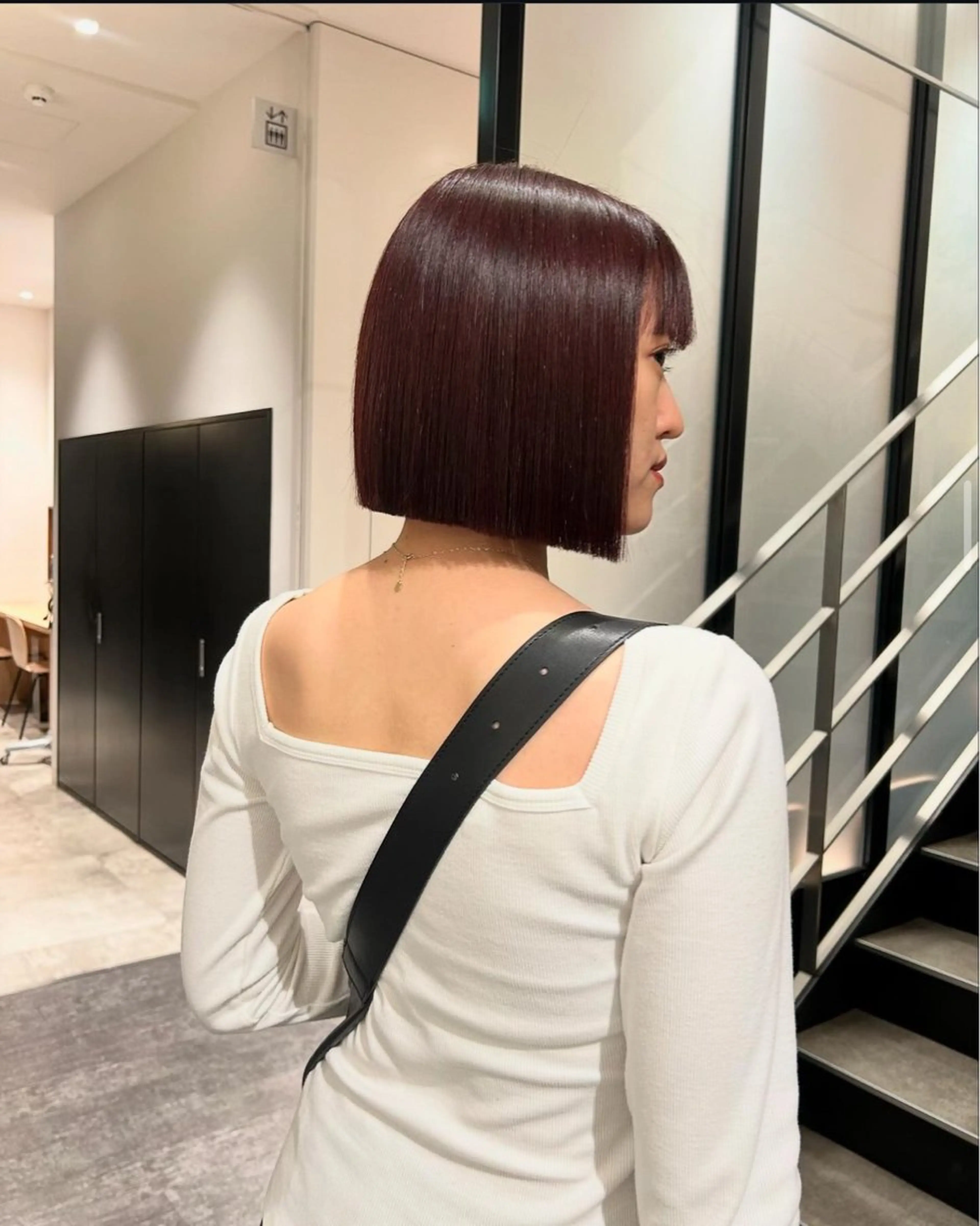 ショート カラー パーマ ヘアアレンジ メンズ キッズ ボブ stylist 🌸 kana.のヘアスタイル