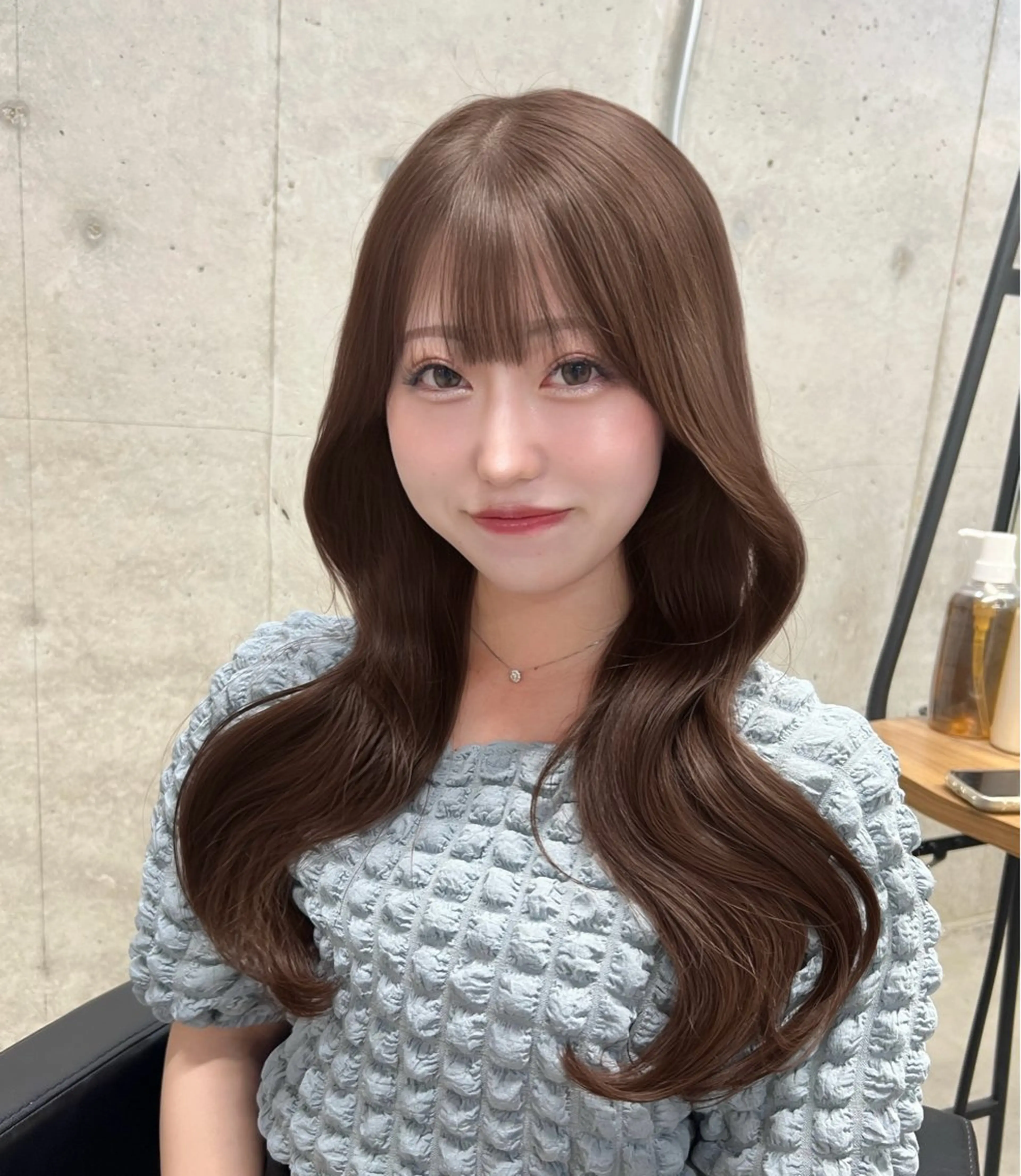 ロング カット ヘアカラー lafit kaede/韓国ヘアのヘアスタイル