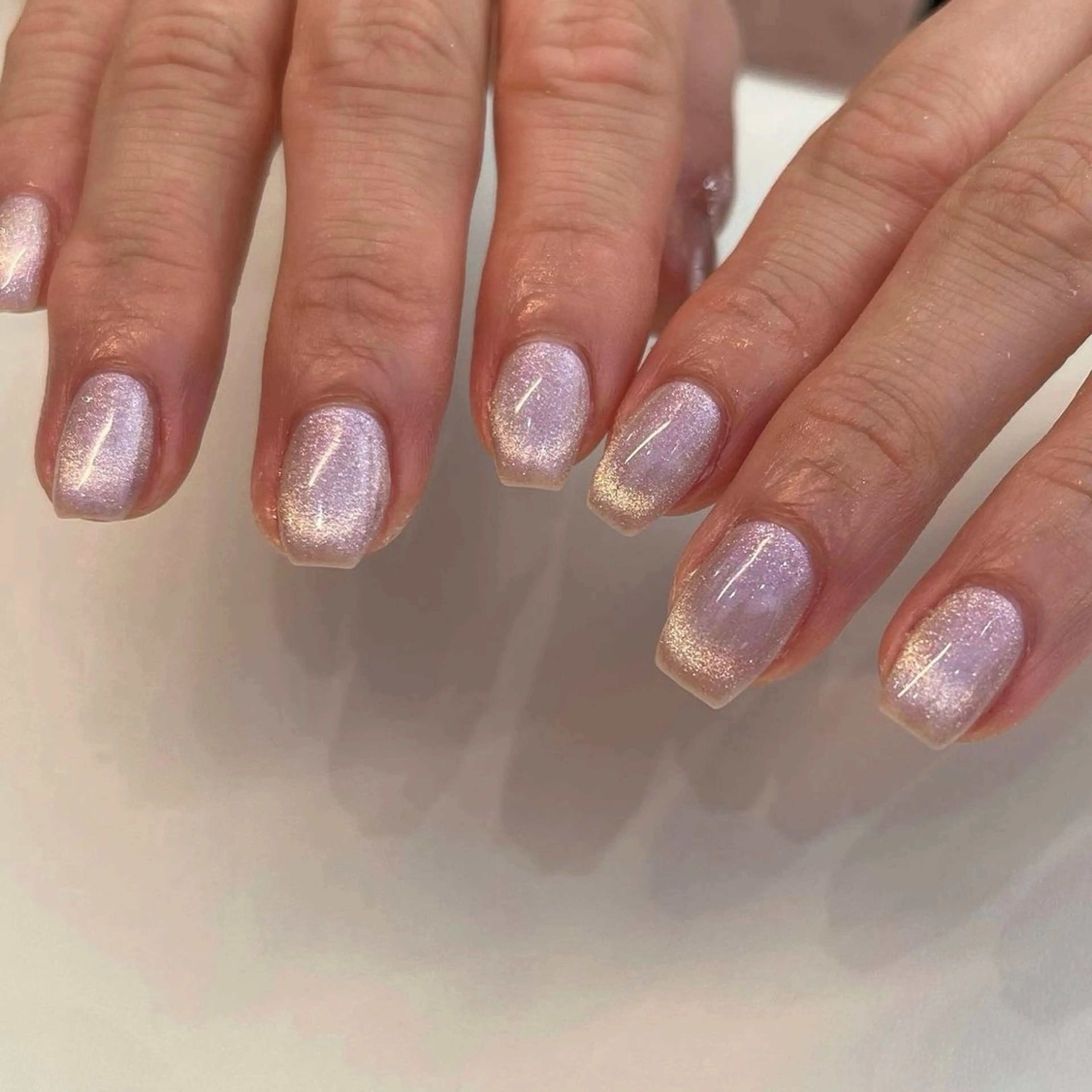 ネイル ブルー マグネットネイル Luludi nail&eyeのネイルデザイン