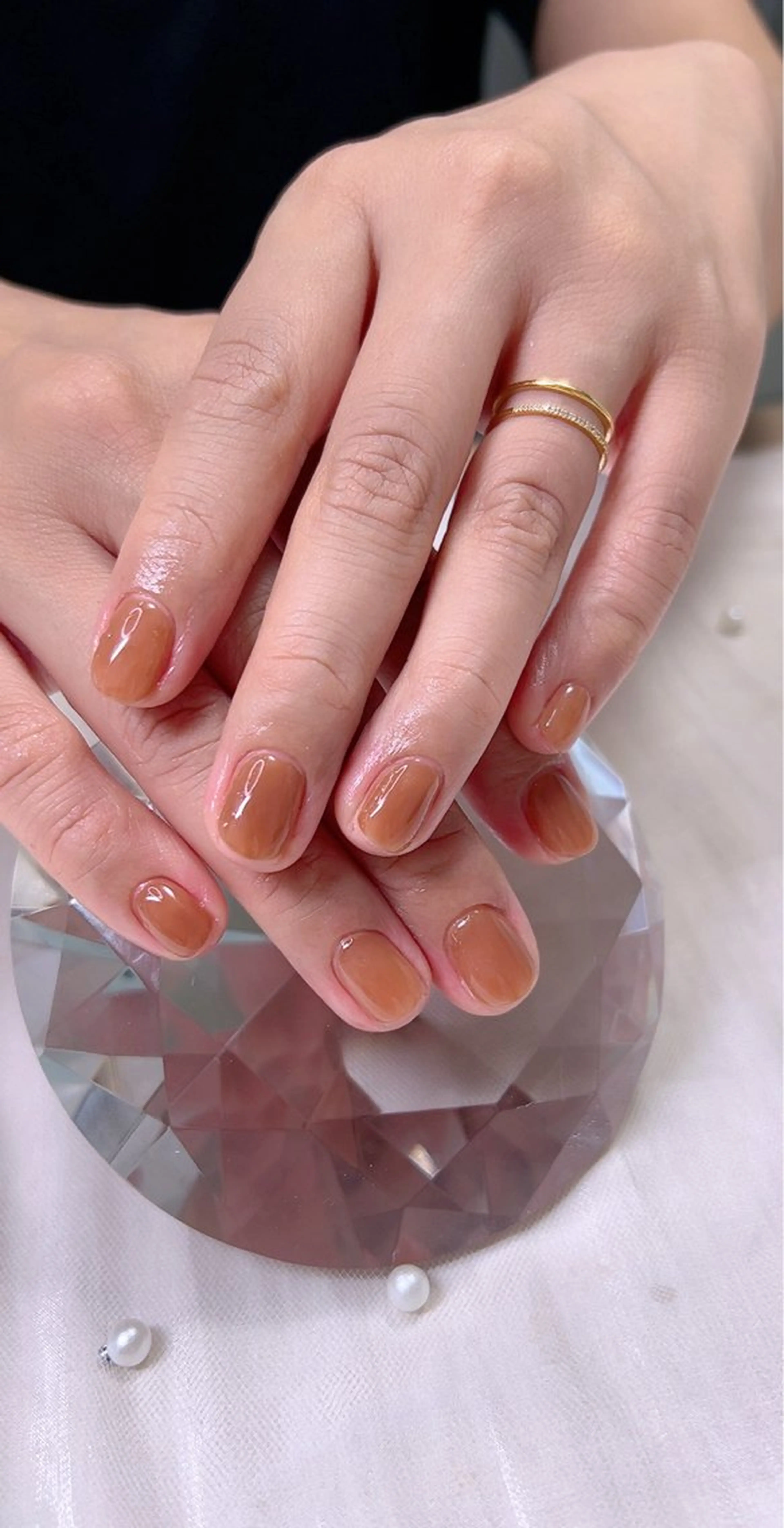 ネイル オフィスネイル ワンカラーネイル シンプルネイル Cute Tips nailのネイルデザイン