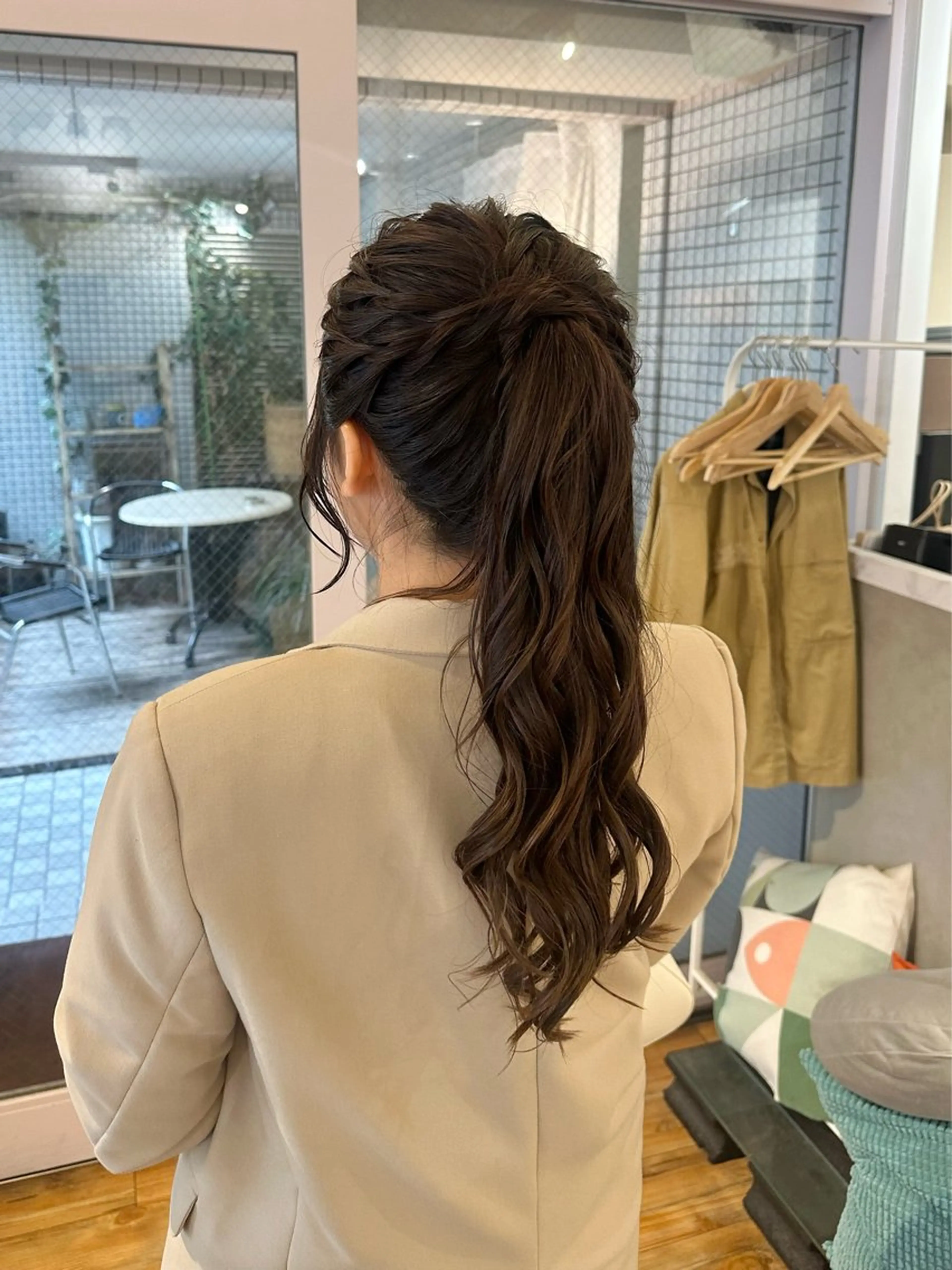 ヘアアレンジ 透明感カラー/京橋/ reikoのヘアスタイル