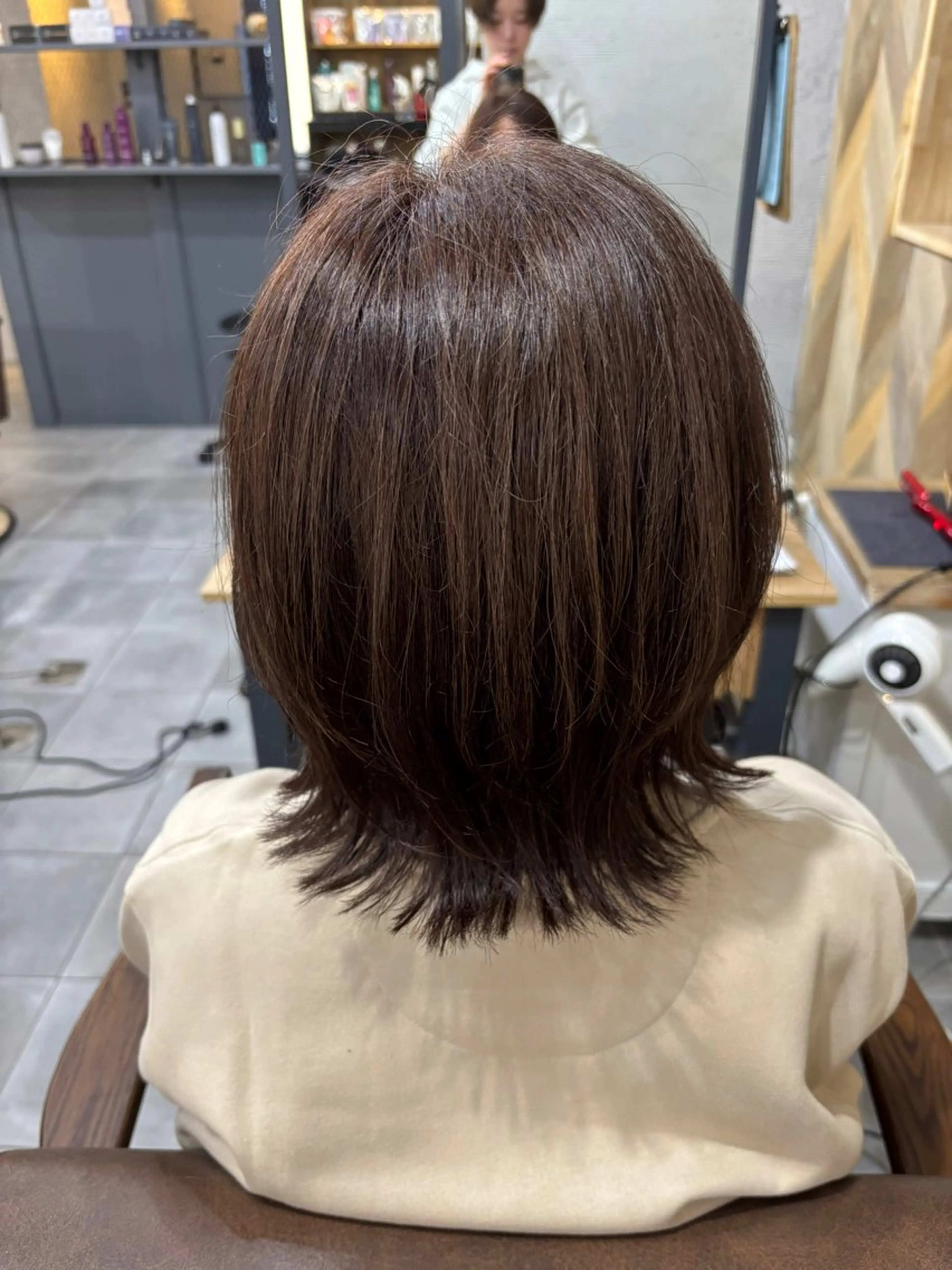ミディアム カラー カット ヘアカラー トリートメント ❄️中野侑香❄️ ハイライト/ブリーチのヘアスタイル