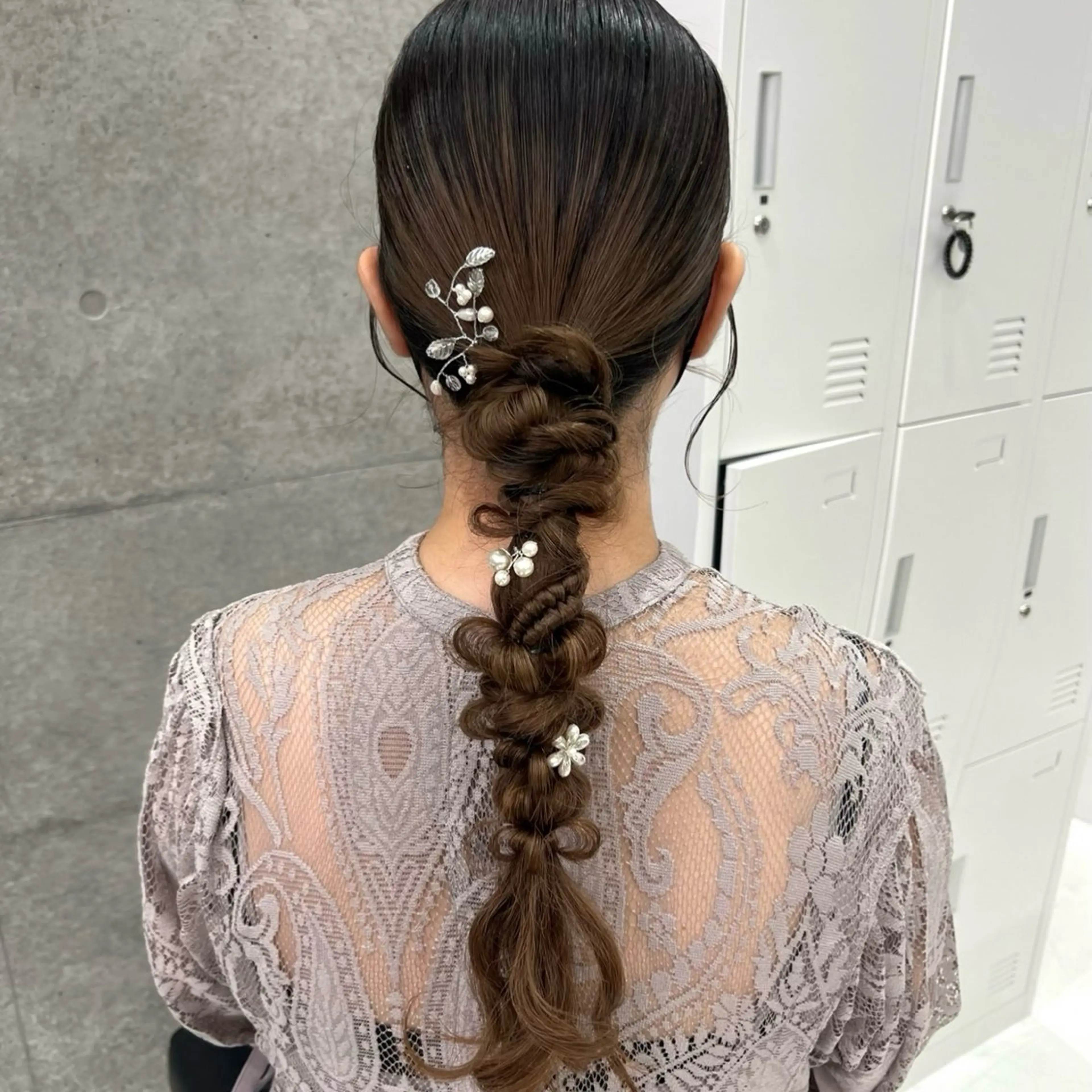 ロング ヘアアレンジ 結婚式・ブライダル ヘアセット 卒業式お呼ばれ🕊️ ヘアセット✴︎ミキのヘアスタイル