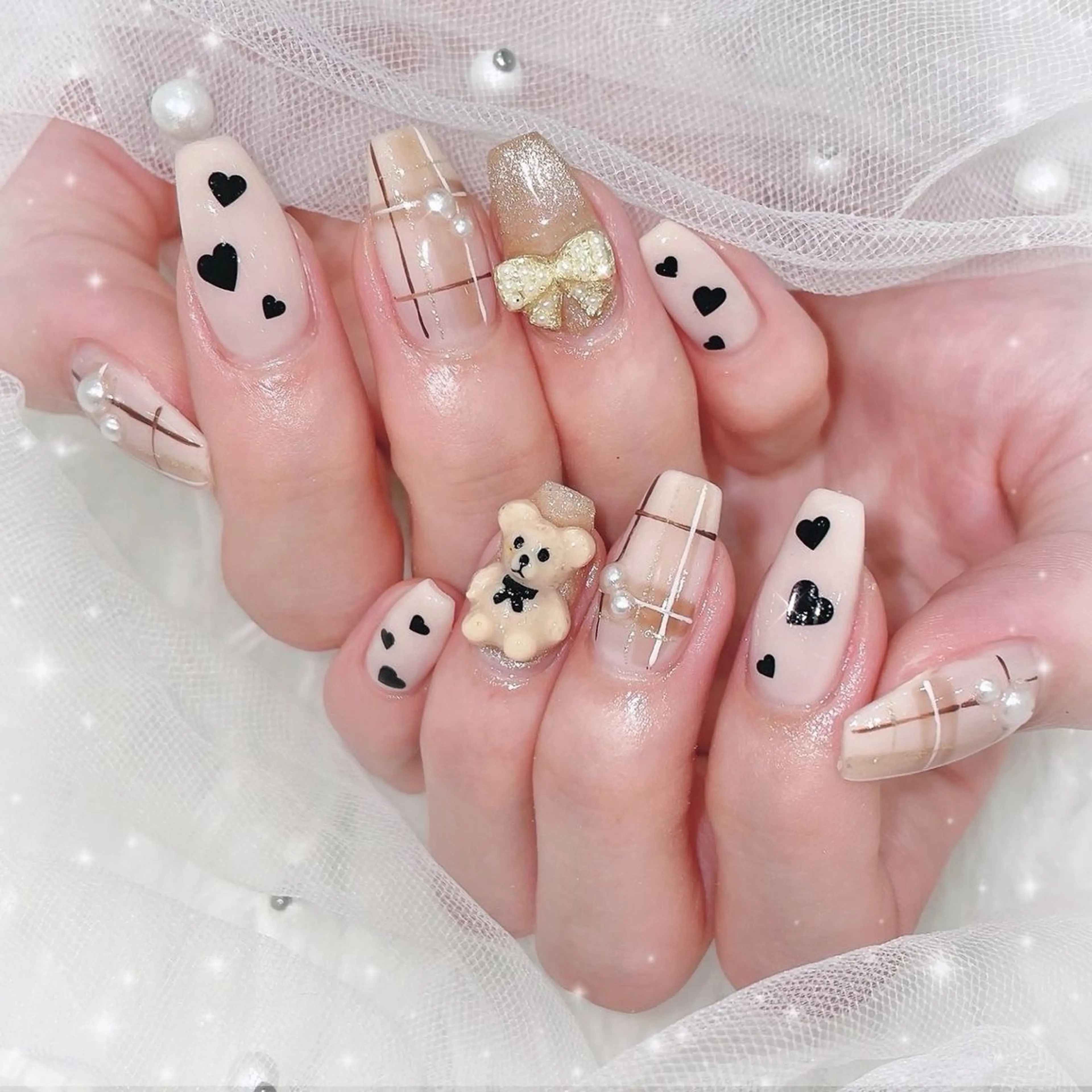 ネイル チークネイル フットネイル フレンチネイル グラデーション 韓国ネイル Yuki nail staffのネイルデザイン