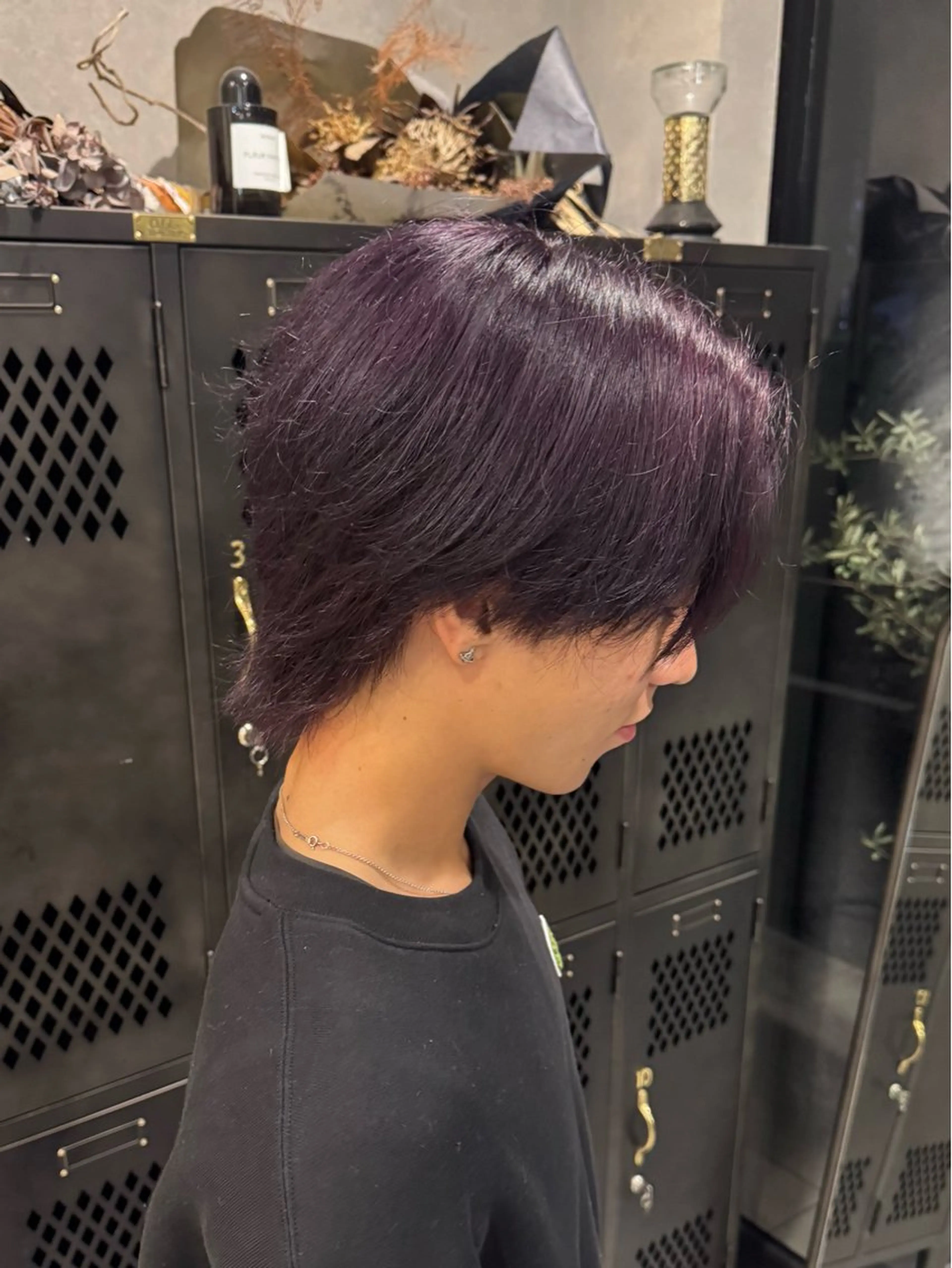 カラー メンズ メンズブリーチ ブリーチ ダブルカラー ラベンダーカラー koharu /豊川/Lissのヘアスタイル