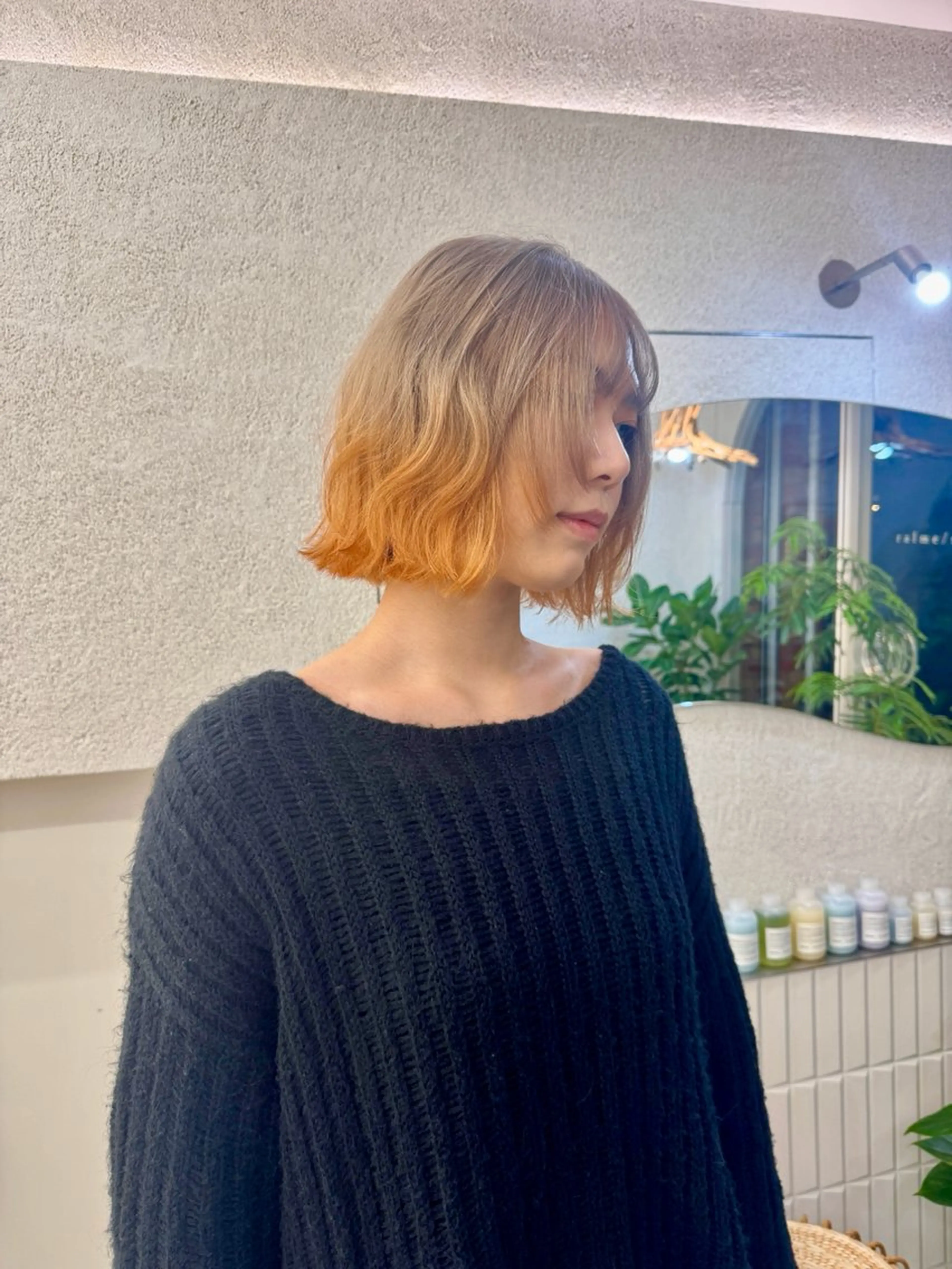 ミディアム カラー カット ヘアカラー トリートメント ralme/sol 髙橋一哉のヘアスタイル
