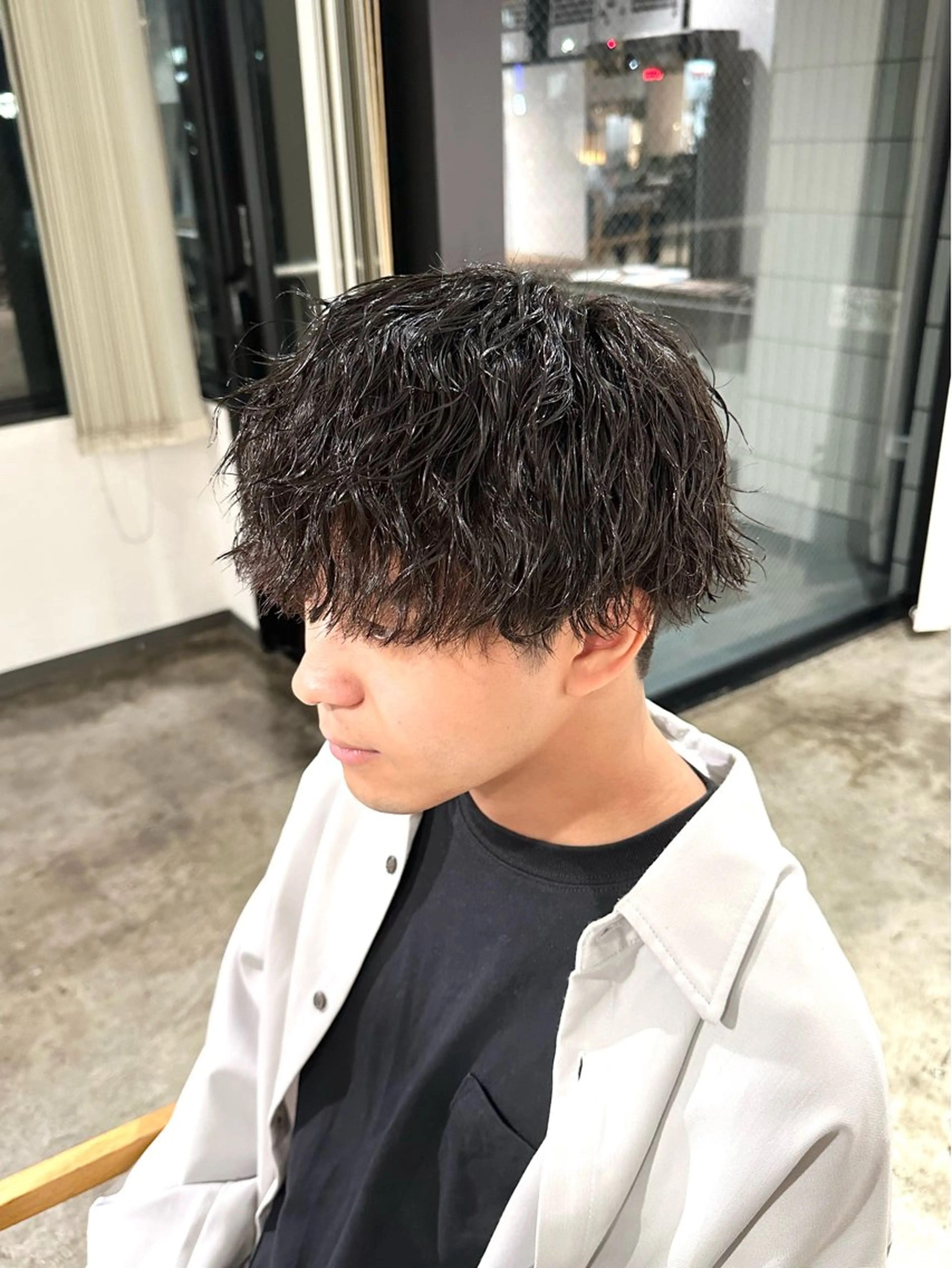 パーマ メンズ メンズパーマ ツイストスパイラルパーマ スパイラルパーマ カット パーマ トリートメント 骨格補正施術/メンズ 専門美容師/YUYAのヘアスタイル