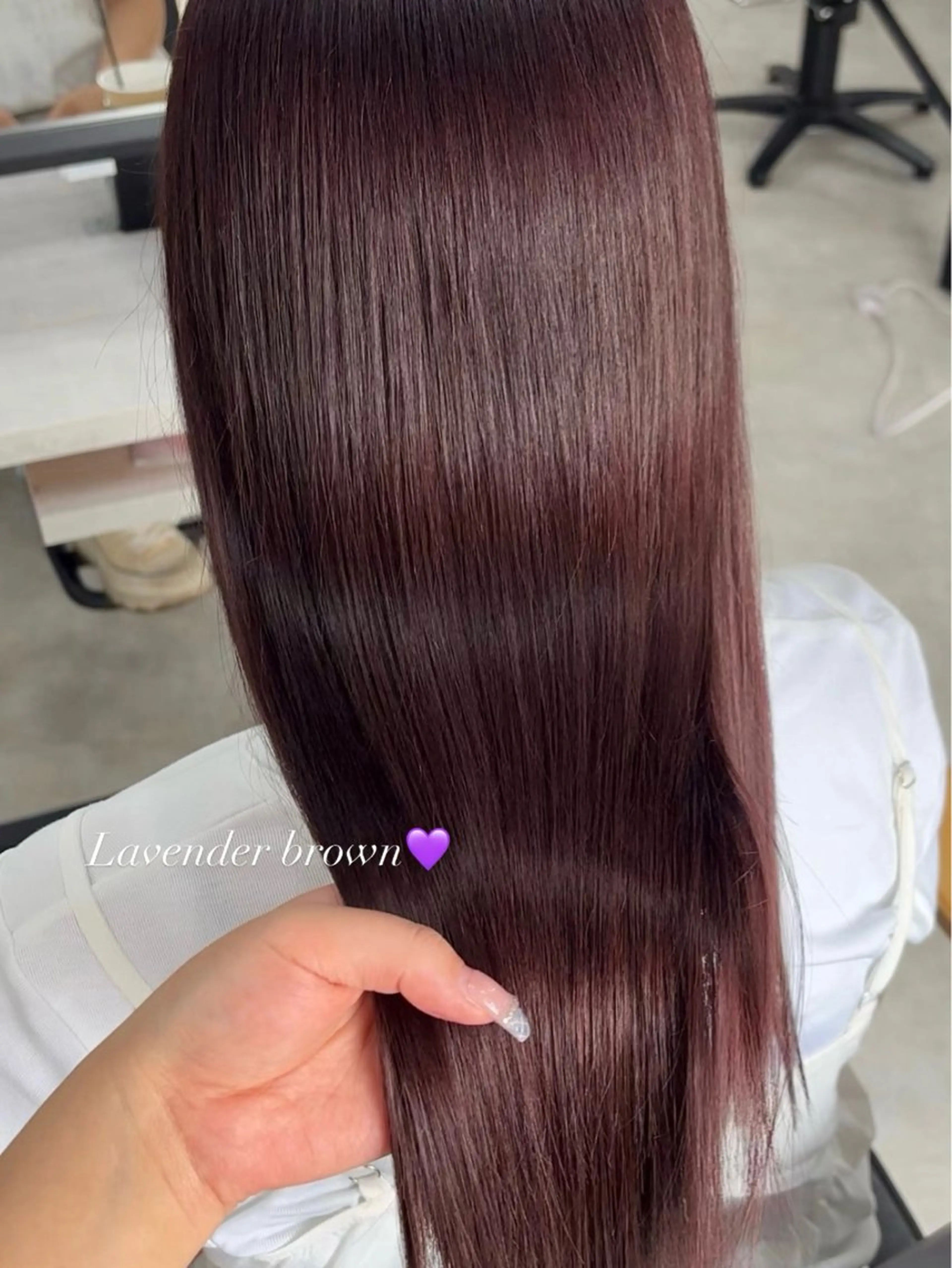 ロング カラー ヘアカラー トリートメント 透明感カラー×顔周り カットhinata♡のヘアスタイル