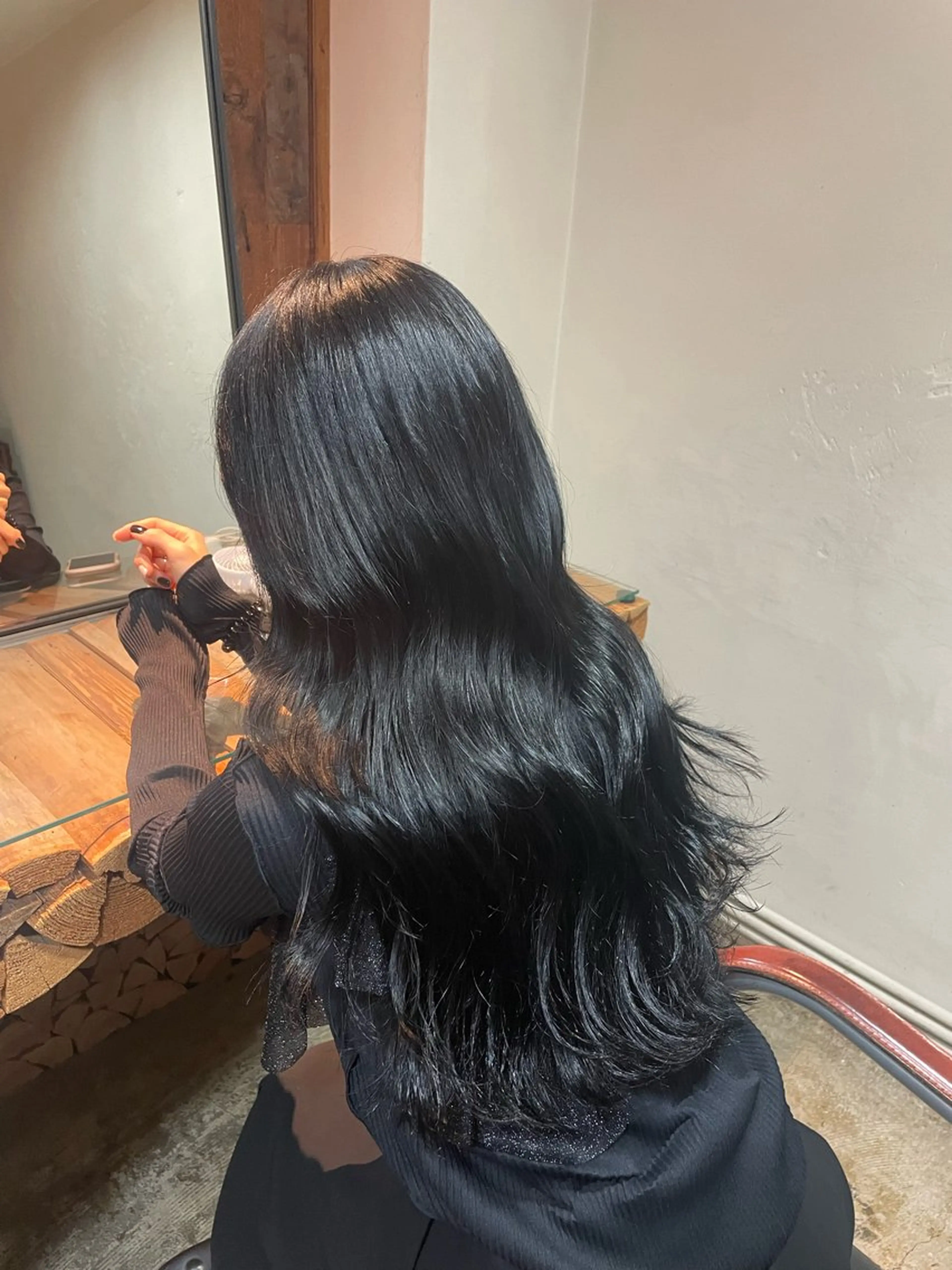 カラー 透明感カラー ありあ【カット、 パーマモデル】のヘアスタイル