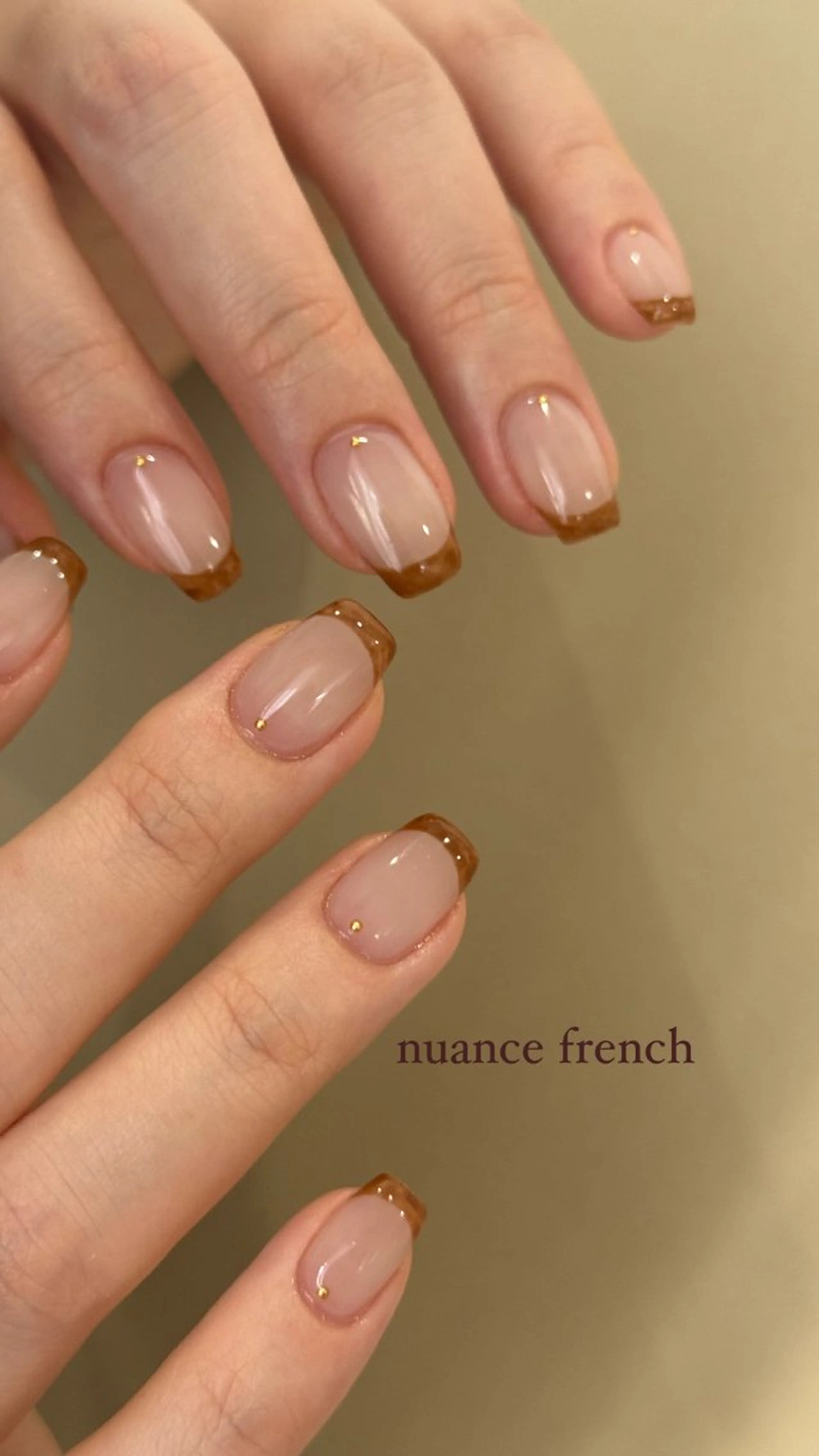 ネイル フレンチネイル ニュアンスネイル Lumos hirocoのネイルデザイン