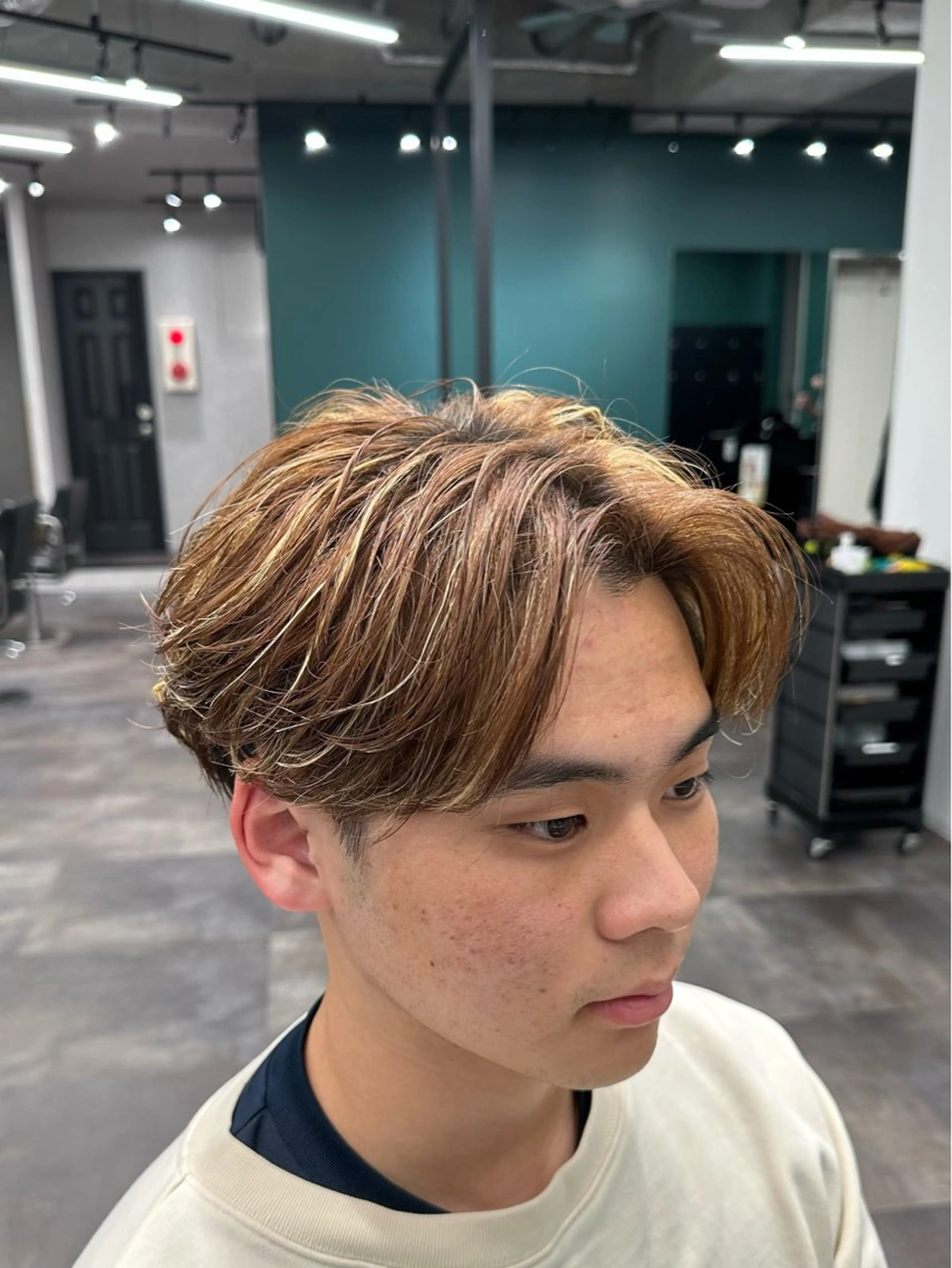 カラー パーマ メンズ ！メンズ特化！ 田中健輔のヘアスタイル