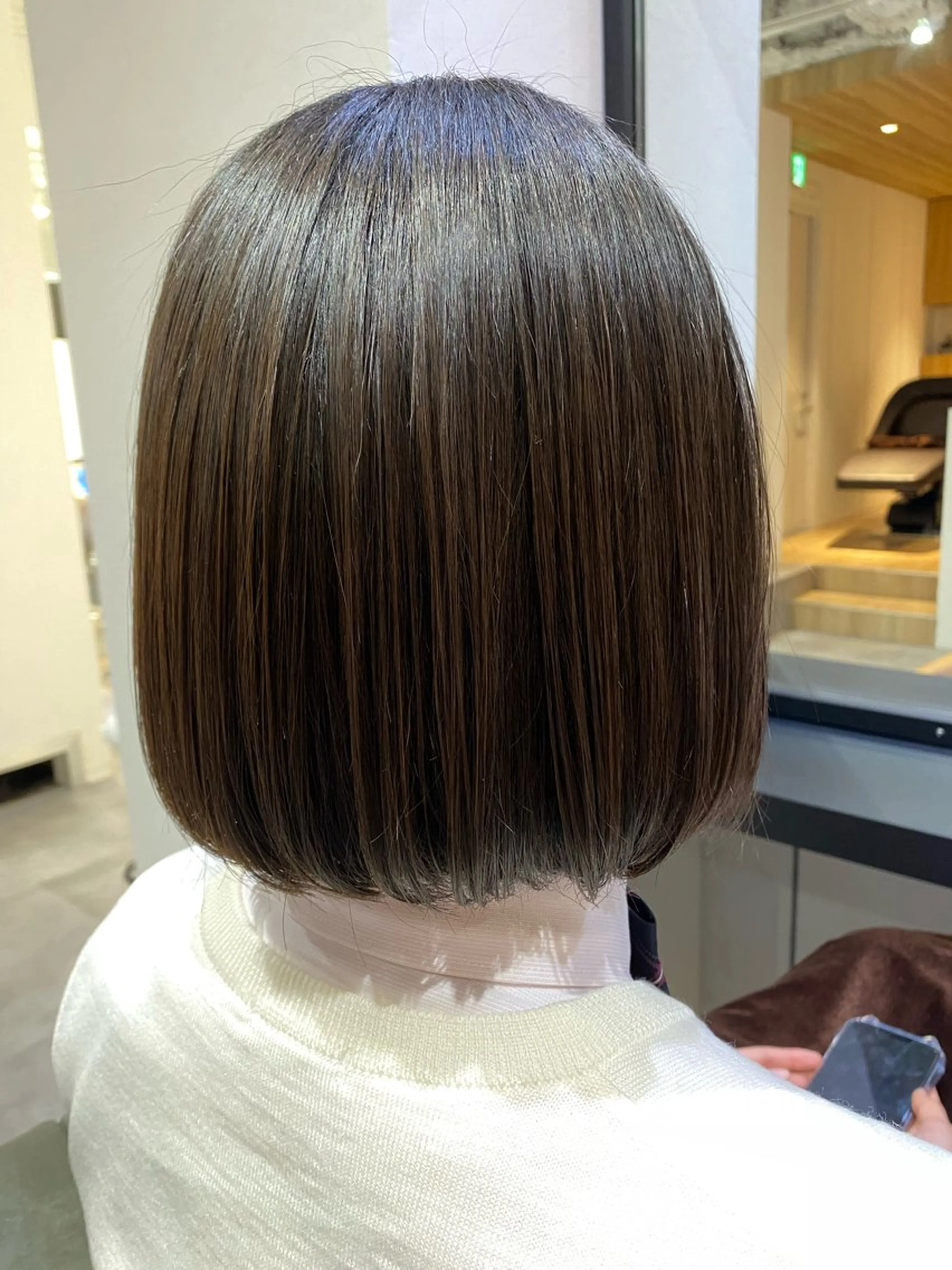 ミディアム ✨似合わせボブ✨ 縮毛矯正のヘアスタイル