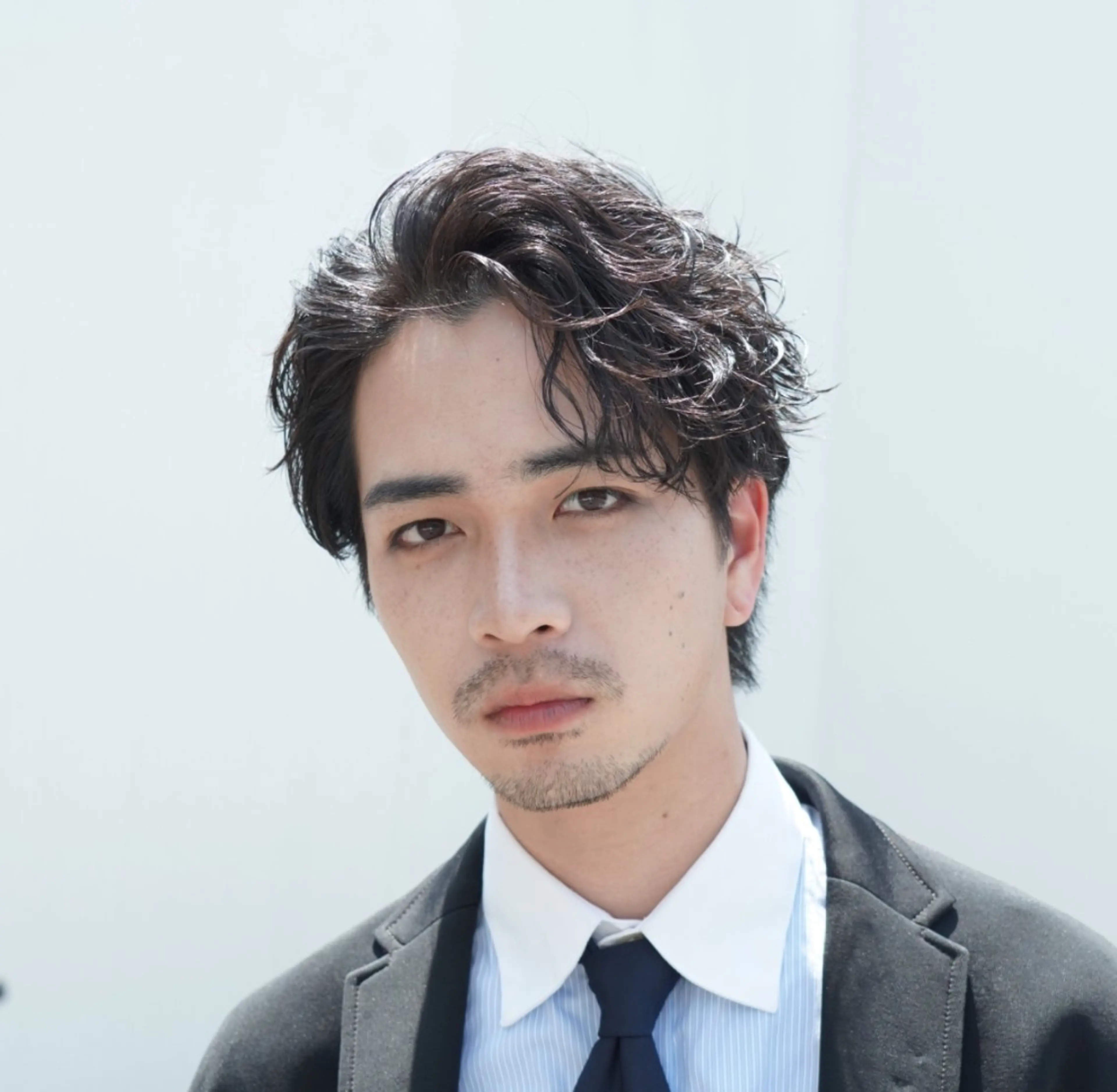 ヘアセット×垢抜けメンズメイクの写真