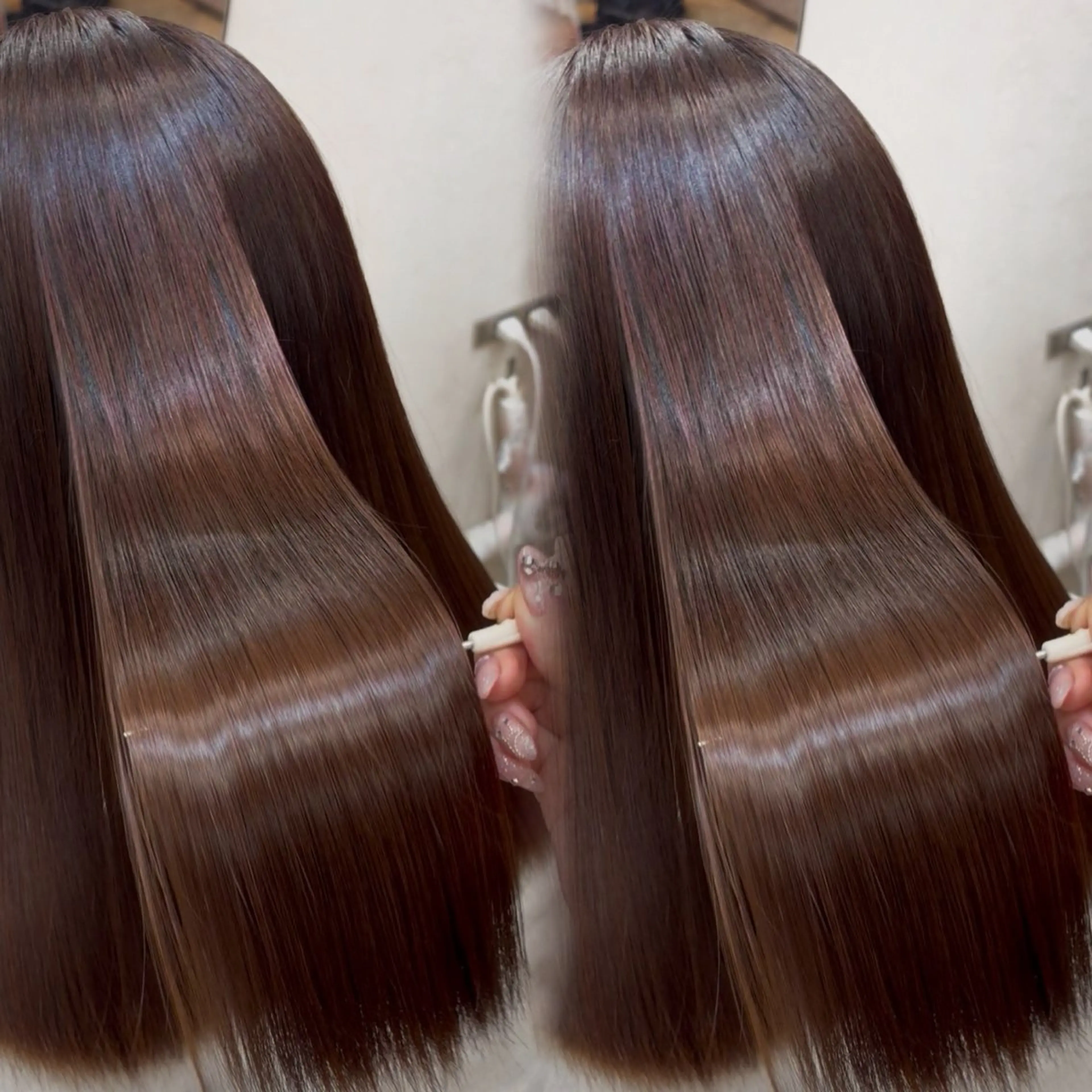 セミロング カラー トリートメント yurina🩰新宿 艶カラー・アレンジのヘアスタイル