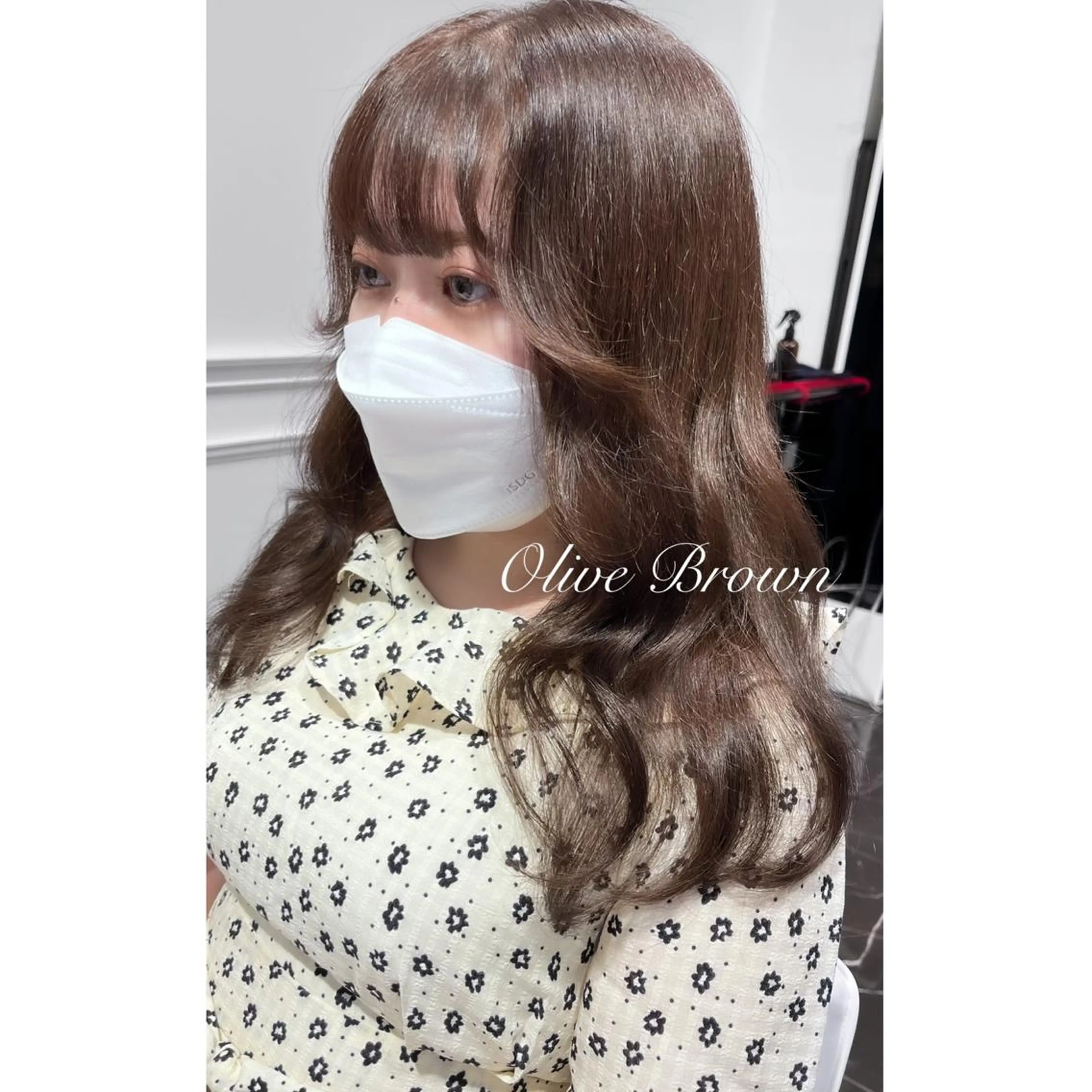 セミロング カラー ブリーチ ヘアカラー LOTTA CUCCI所属・miyu /トレンド カラー×艶髪のヘアスタイル