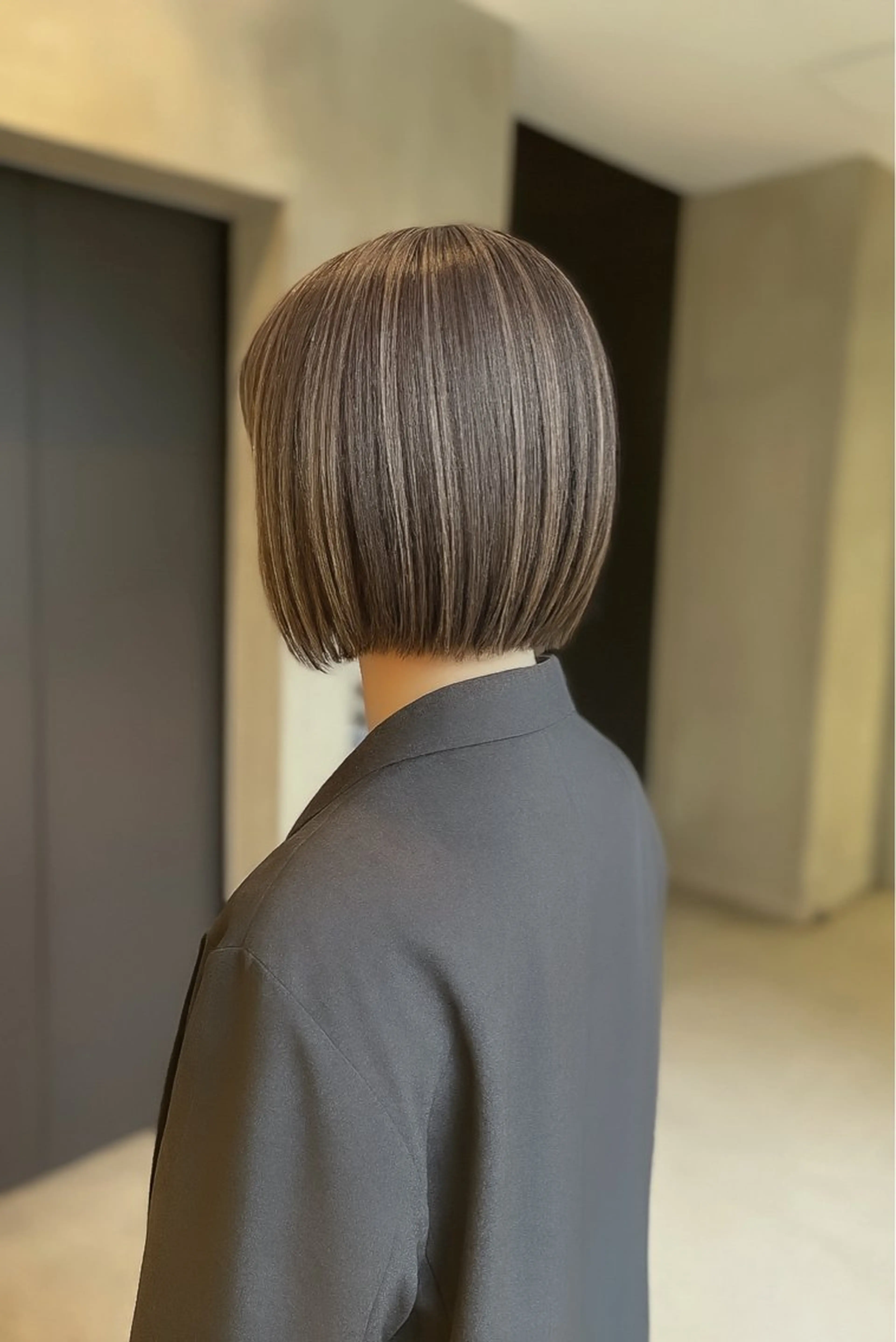 【SNS撮影モデル募集条件あり】白髪ぼかしハイライトコース。ご予約はリクエストからの写真