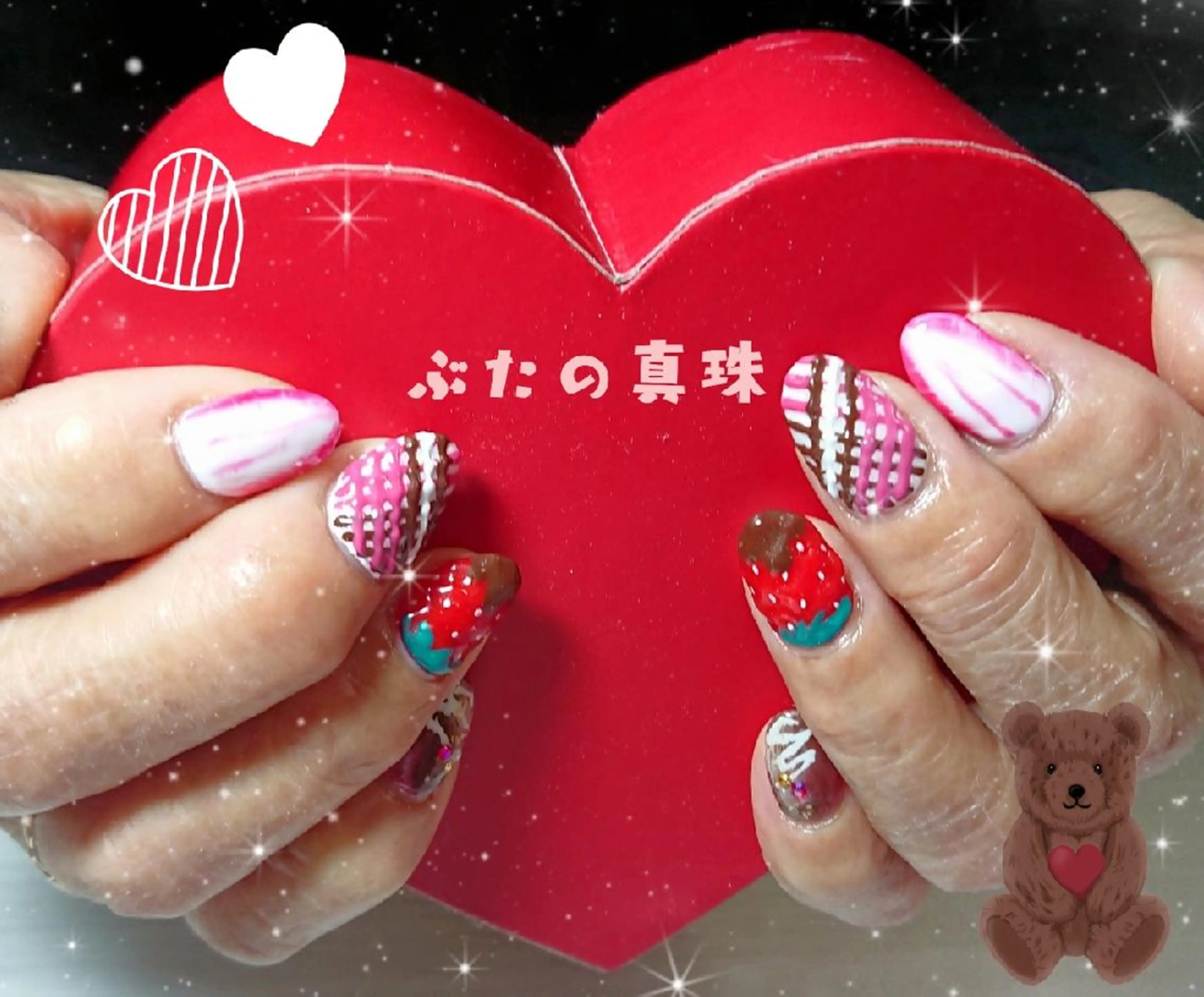 ネイル ハンドネイル 林 珠里のネイルデザイン