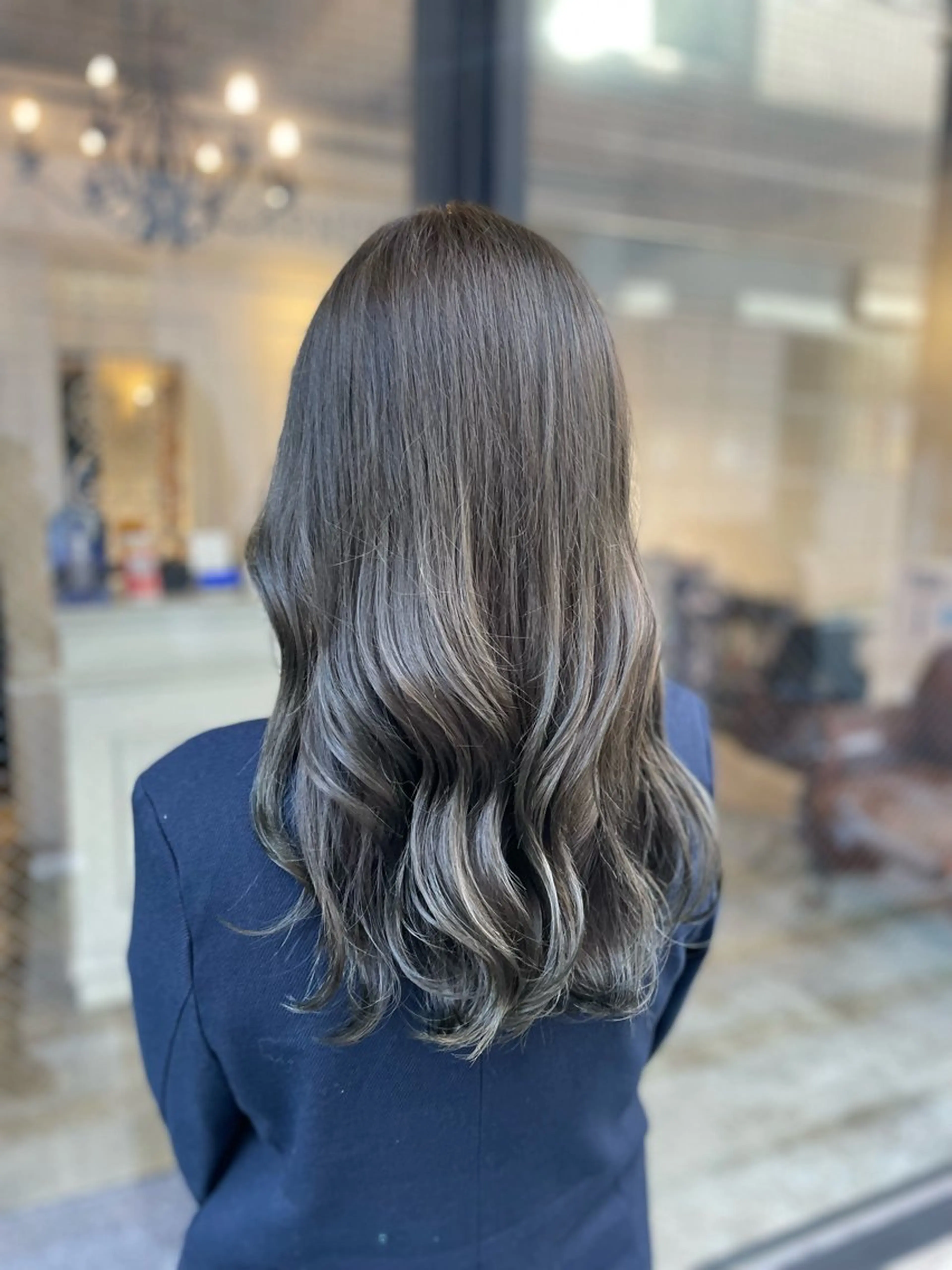 セミロング カラー ゆい .🎀のヘアスタイル