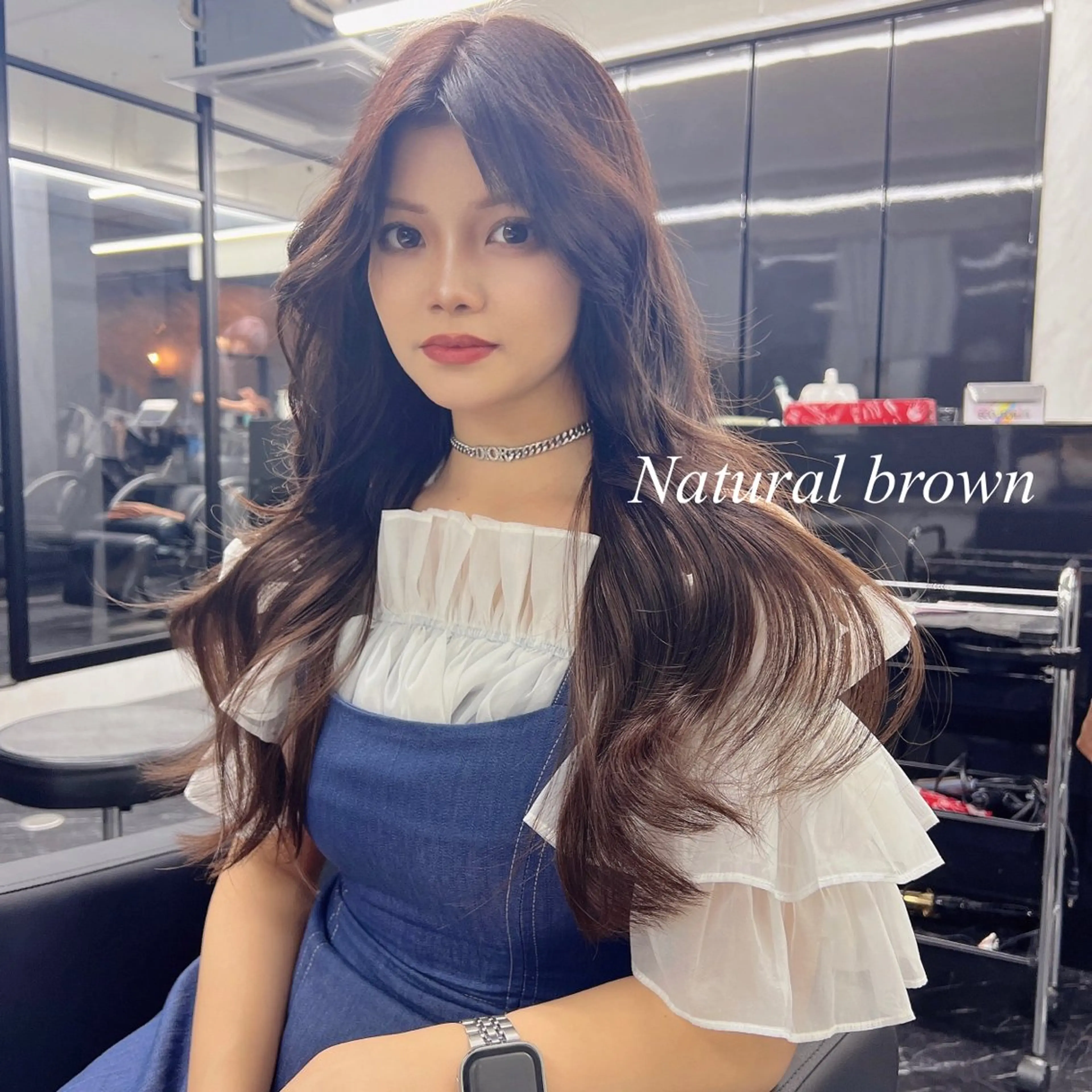 ロング カラー シールエクステ ハイトーンカラー エクステ ヘアカラー エクステ シールエクステ特化 ハイトーン、NANAのヘアスタイル