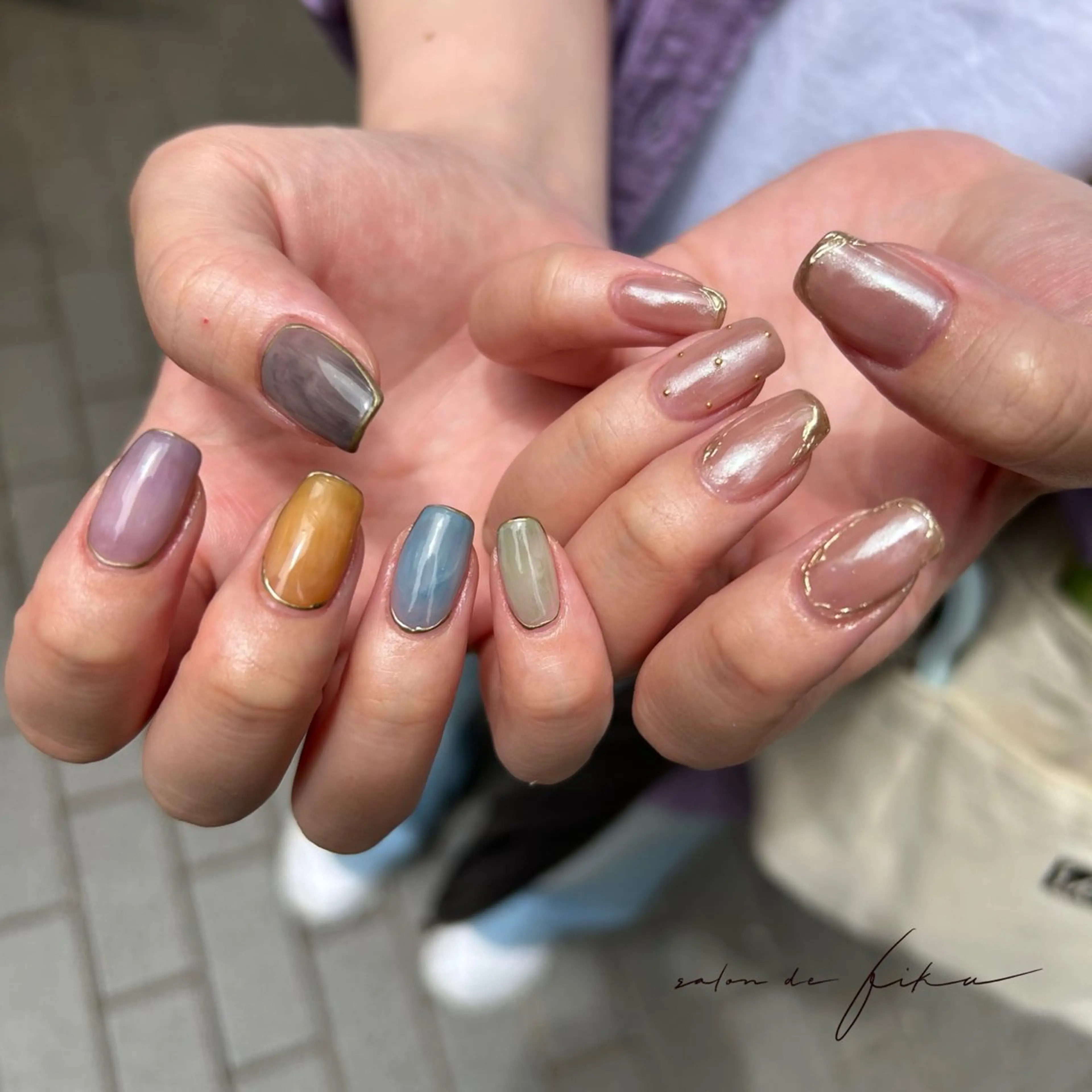 ネイル Rio 𓍼のネイルデザイン