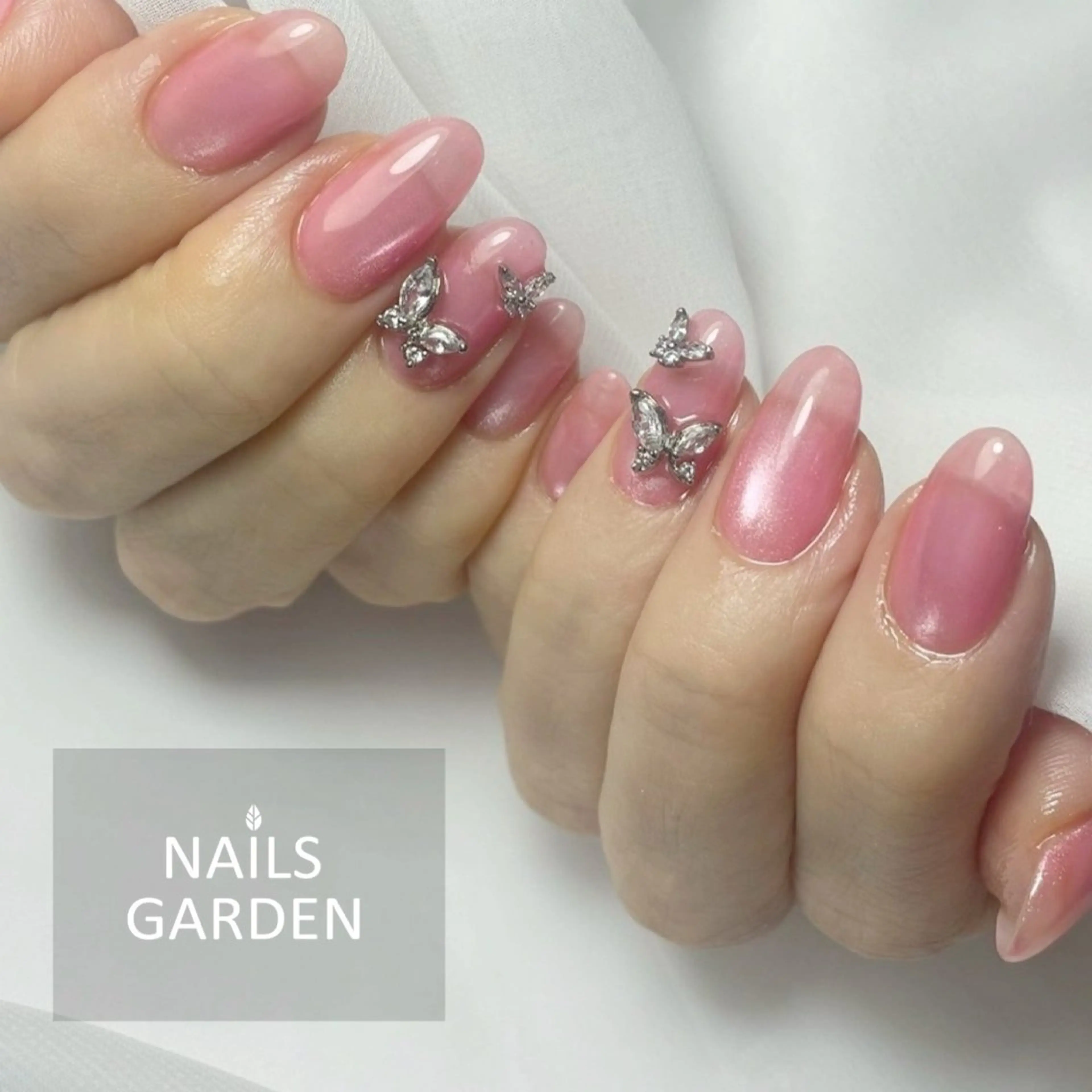 ネイル ピンク ネイルズ ガーデン🌿のネイルデザイン