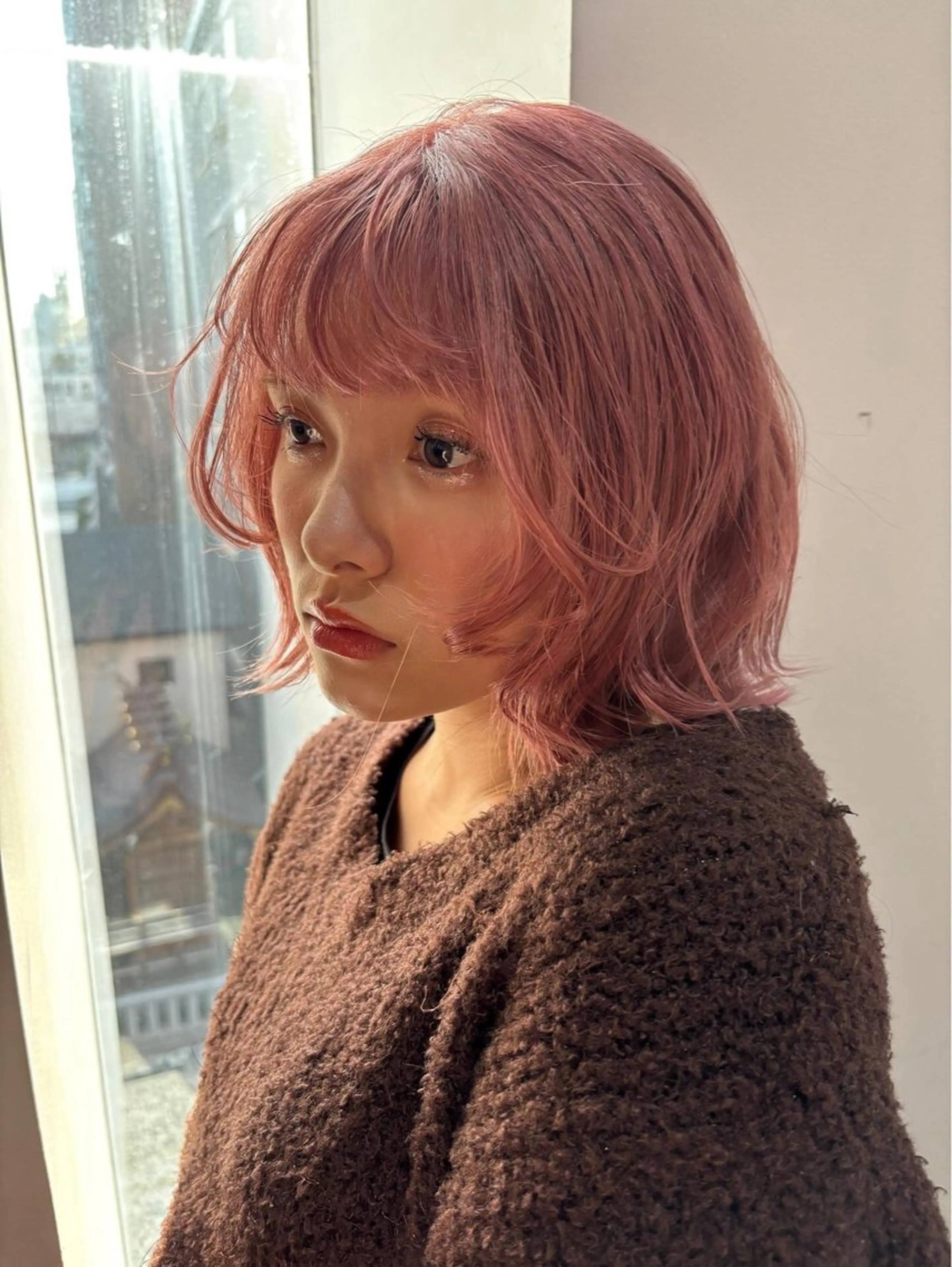 カラー ヘアカラー トリートメント Wカラー/レイヤー /ボブ/otohaのヘアスタイル