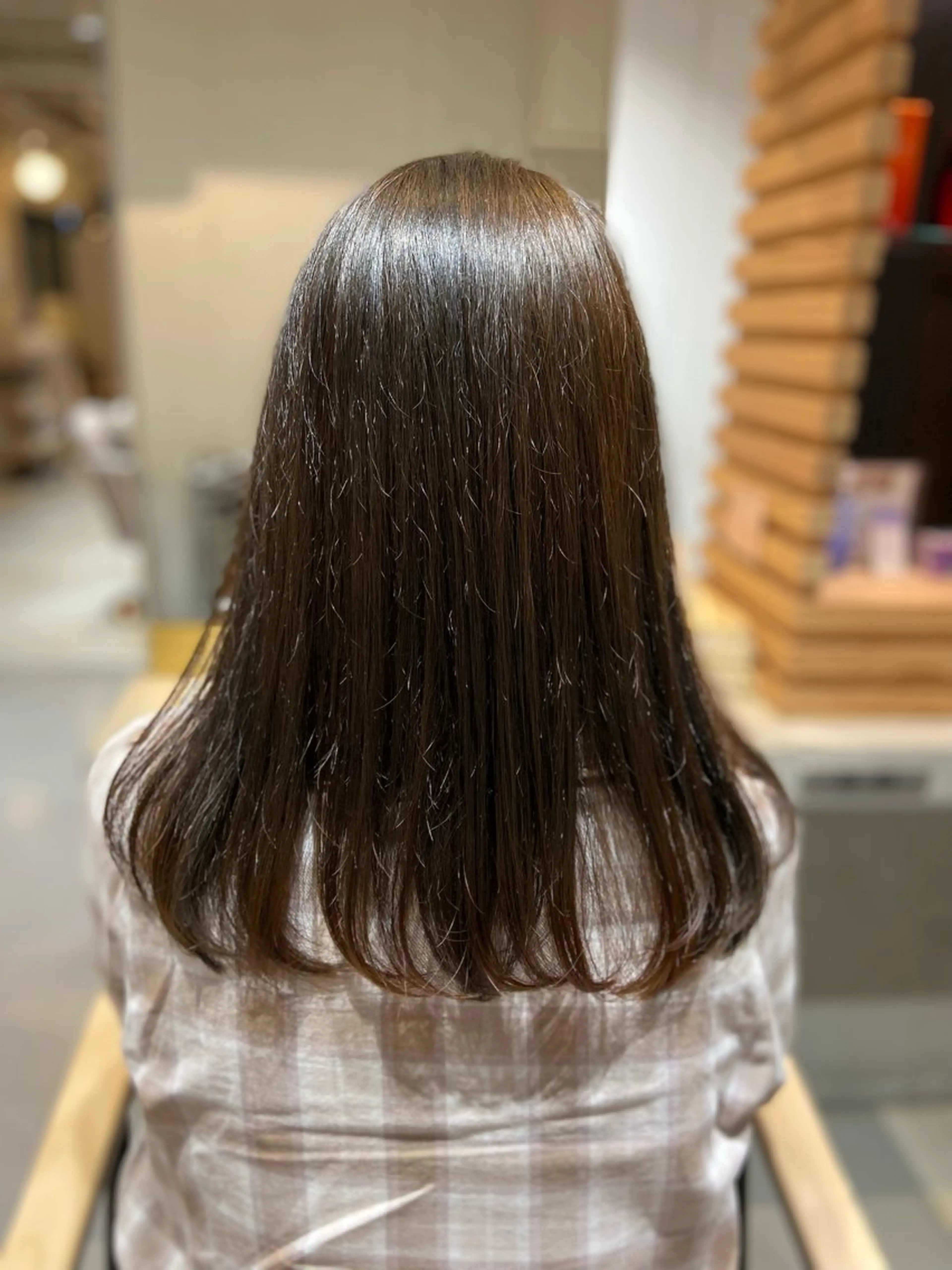 セミロング カラー Fizelle福島 Honokaのヘアスタイル