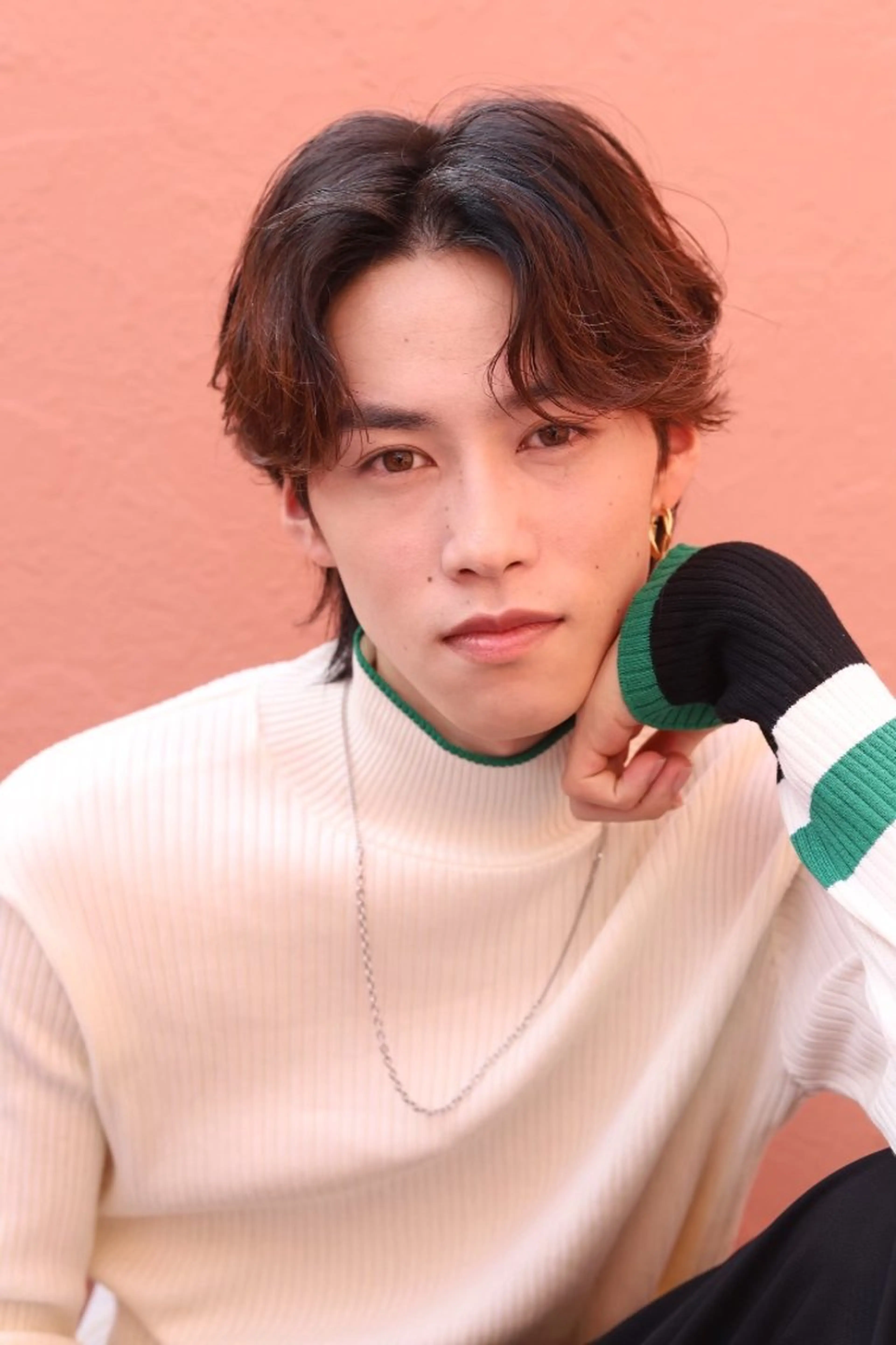 メンズ カラー センターパート カット ヘアカラー トリートメント 韓国風メンズ/垢抜け /メイク男子/キャロのヘアスタイル