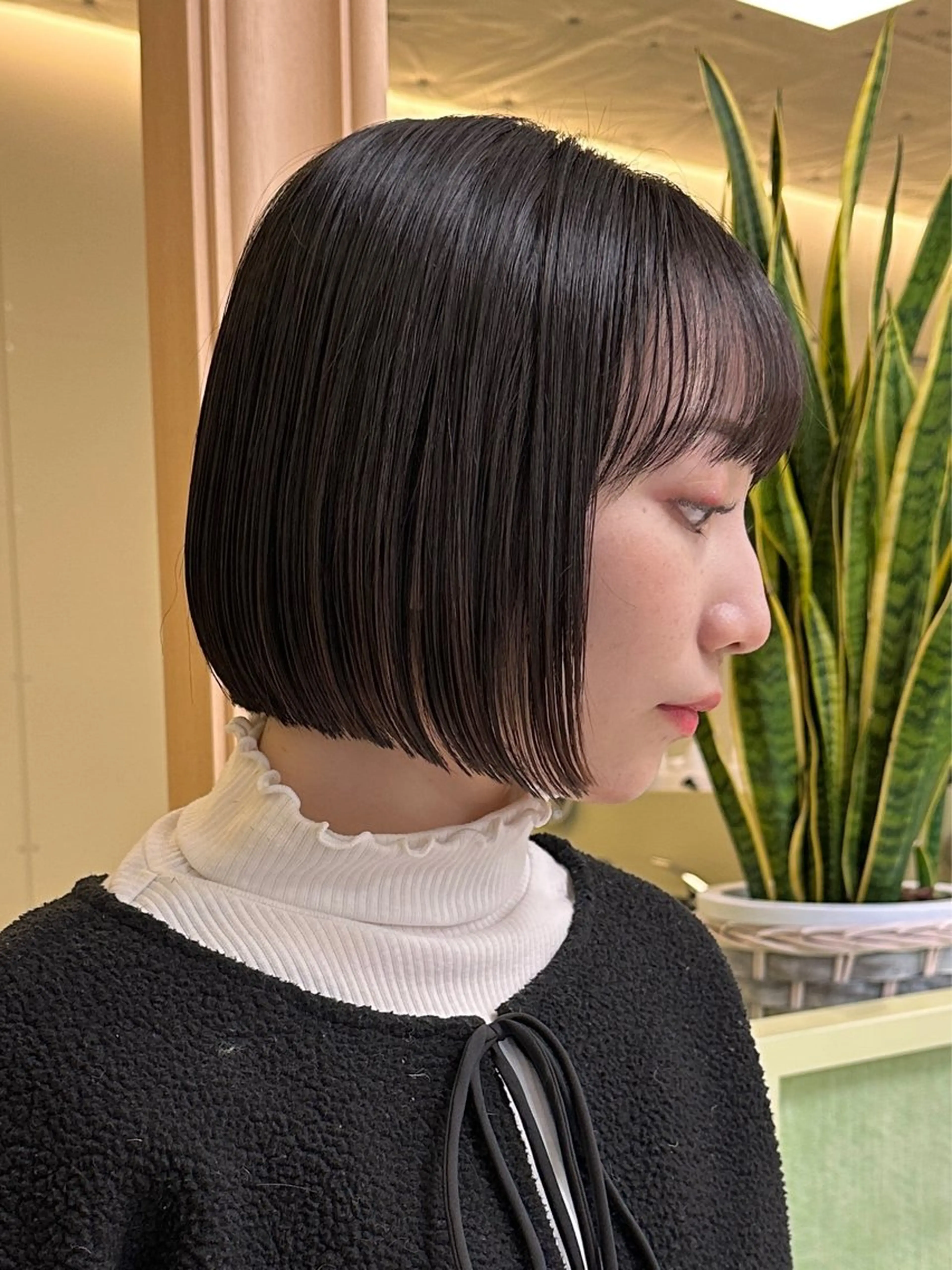 ショート カット トリートメント ボブ/ぱつっとボブ/ 谷口 海星のヘアスタイル