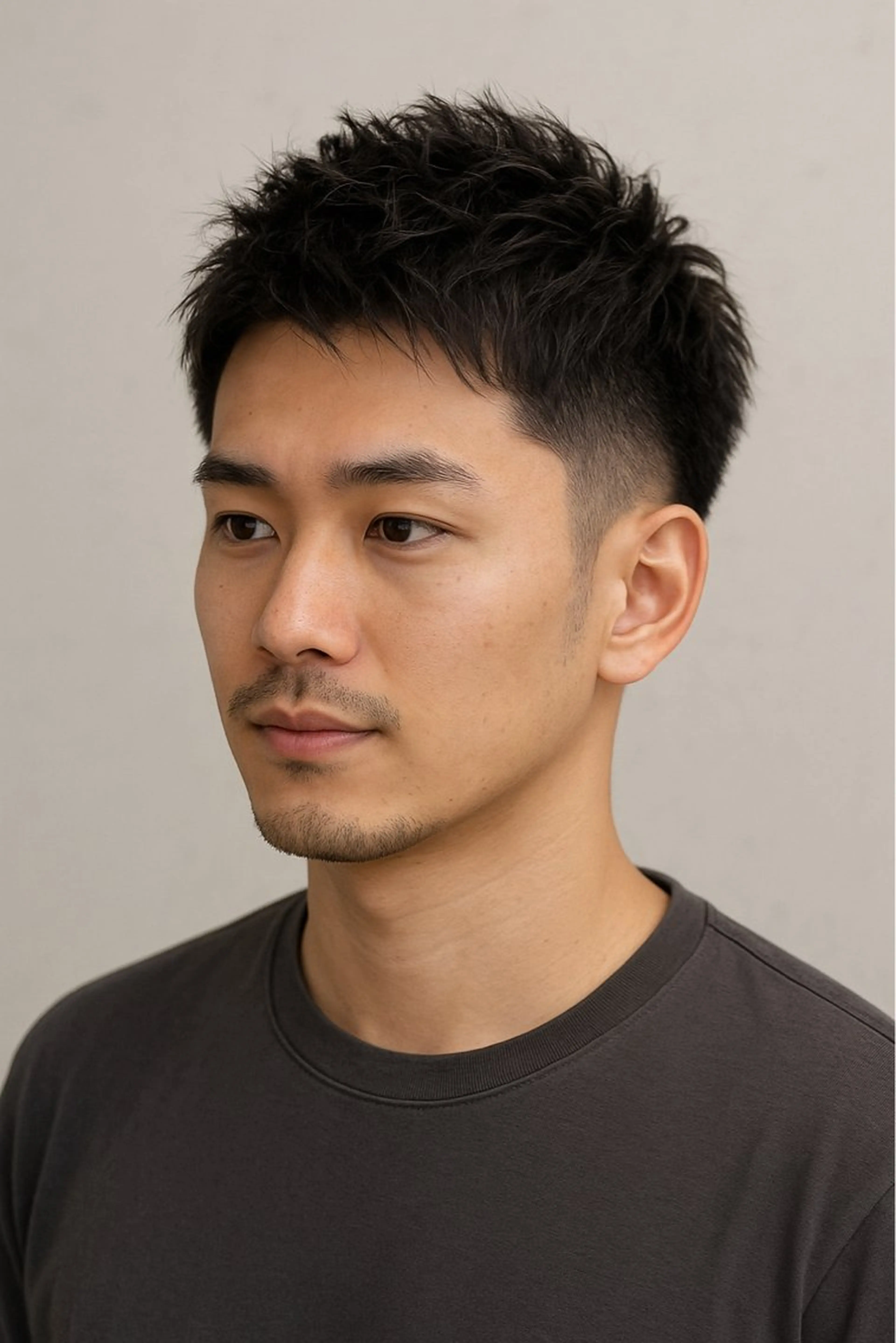 メンズ ビジネス フェードカット カット ヘアカラー のぐち ゆうなのヘアスタイル