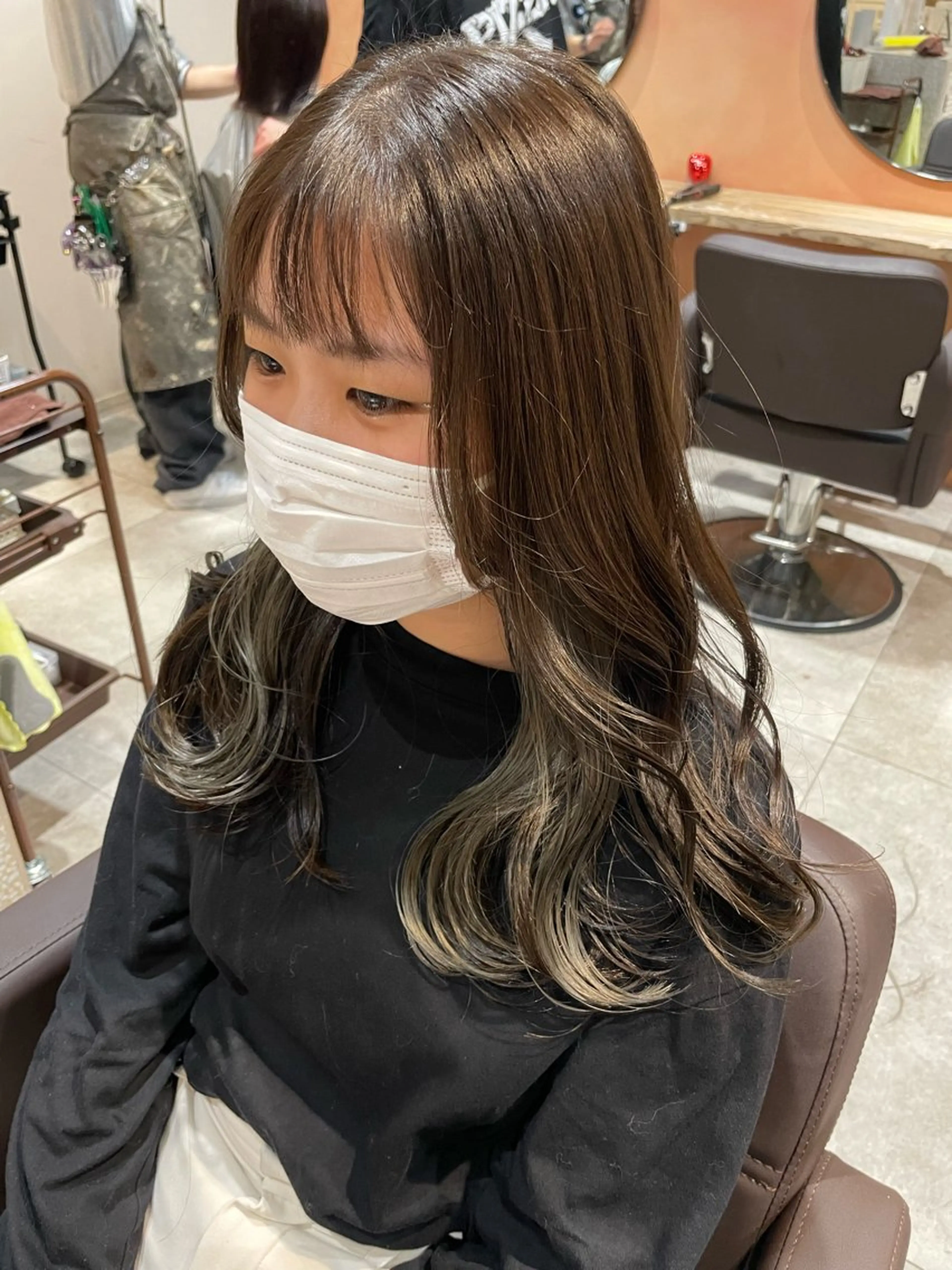 セミロング カラー グレージュ 💐パーソナルカラー /市橋加菜💐のヘアスタイル