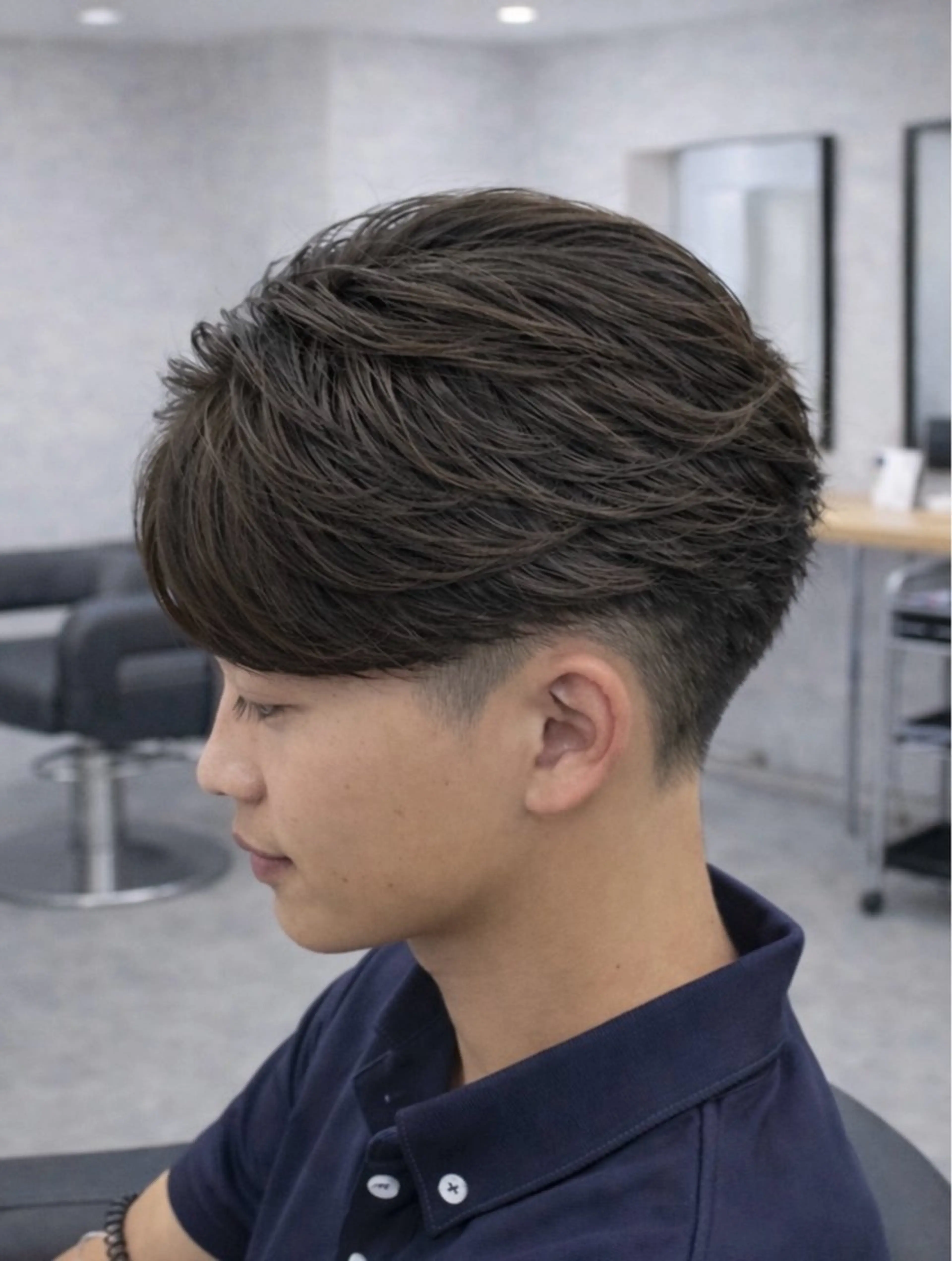 ショート パーマ ヘアアレンジ メンズ フェザーパーマ メンズパーマ ショートヘア ニュアンスパーマ カット パーマ トリートメント ヘッドスパ ヘアセット 🔥ニュアンス フェザー小林海斗🔥のヘアスタイル