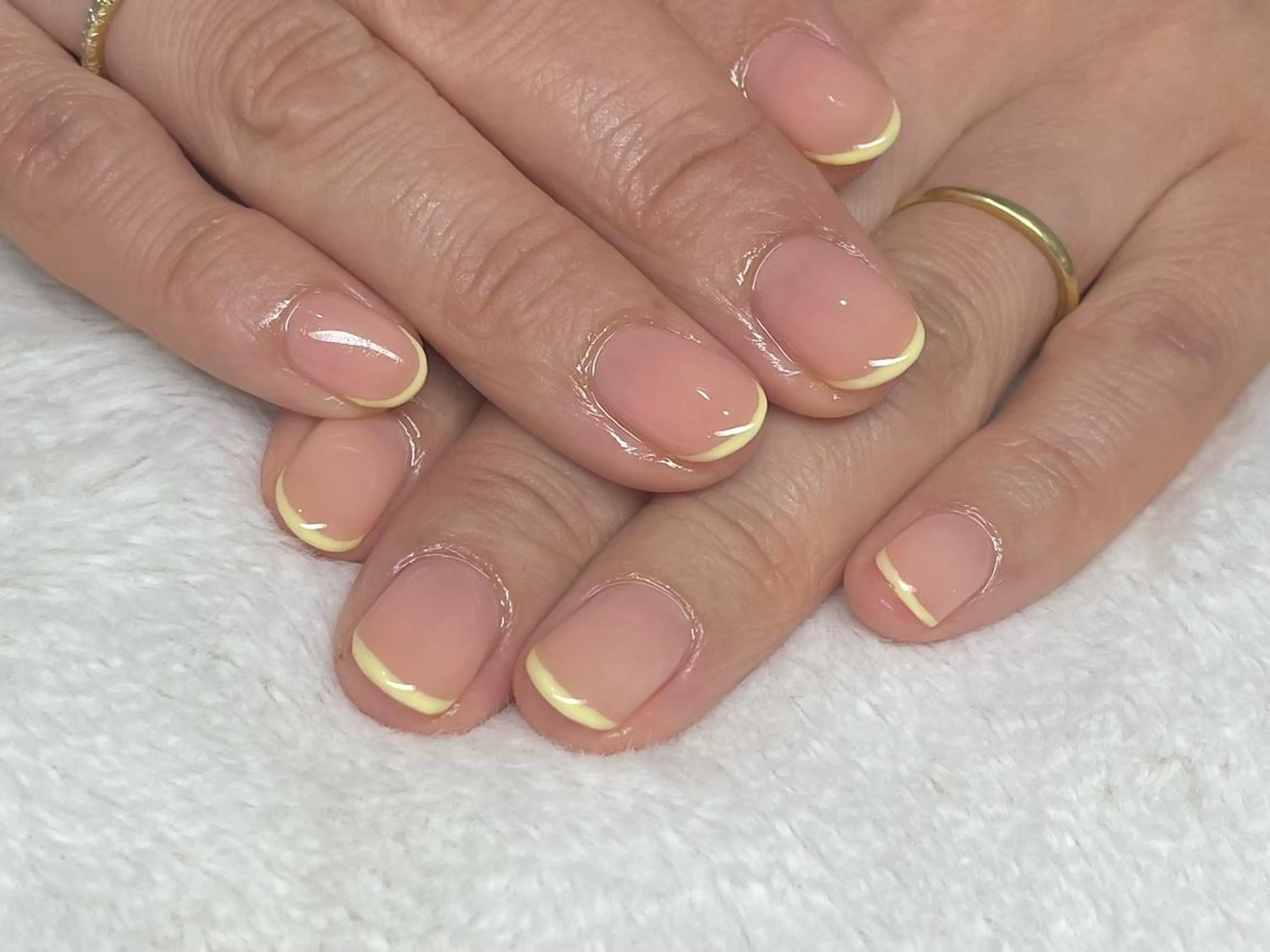 ネイル フレンチネイル パステルネイル riri-nail Rie Endoのネイルデザイン
