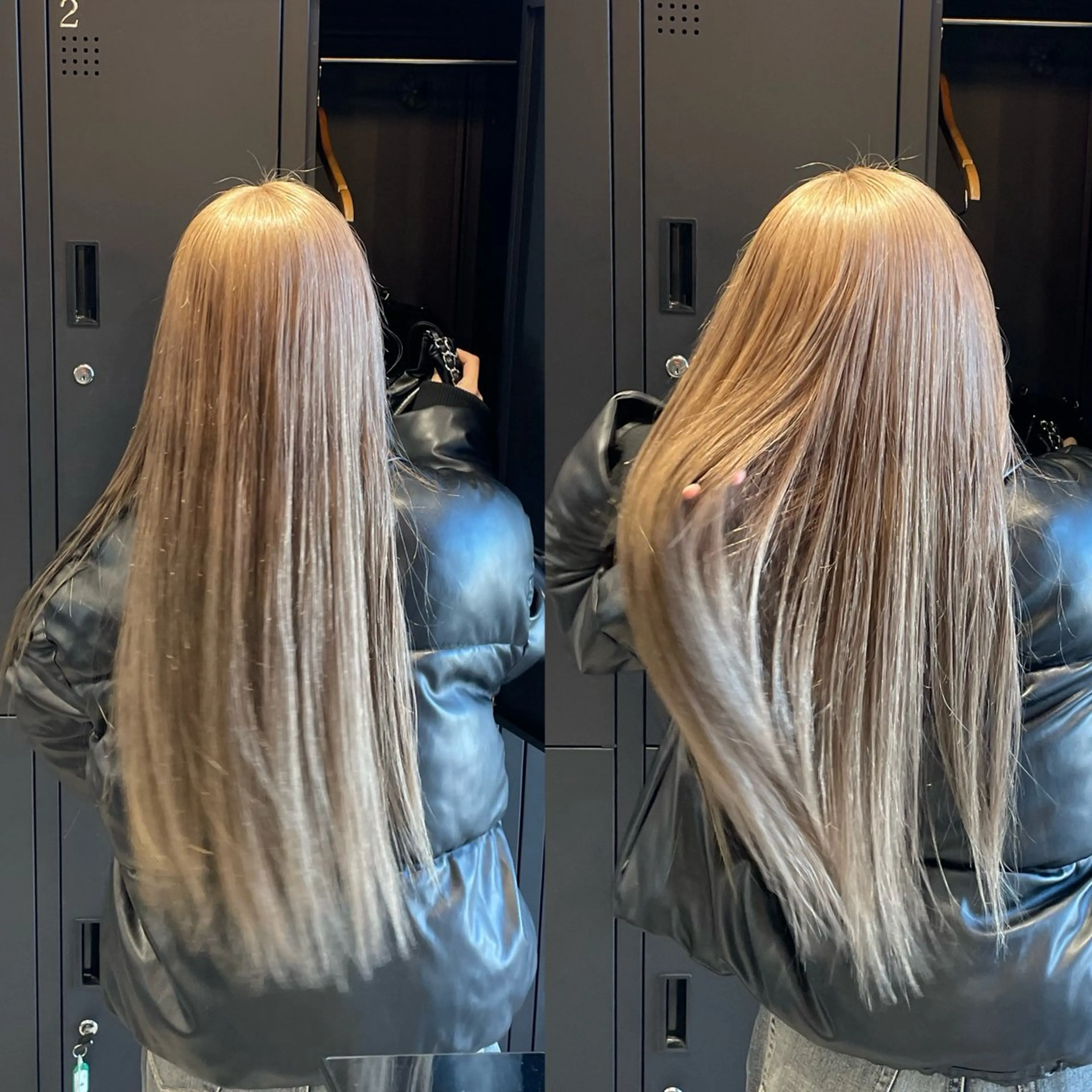 カラー 暖色/ハイトーン/ カラー/HBLのヘアスタイル