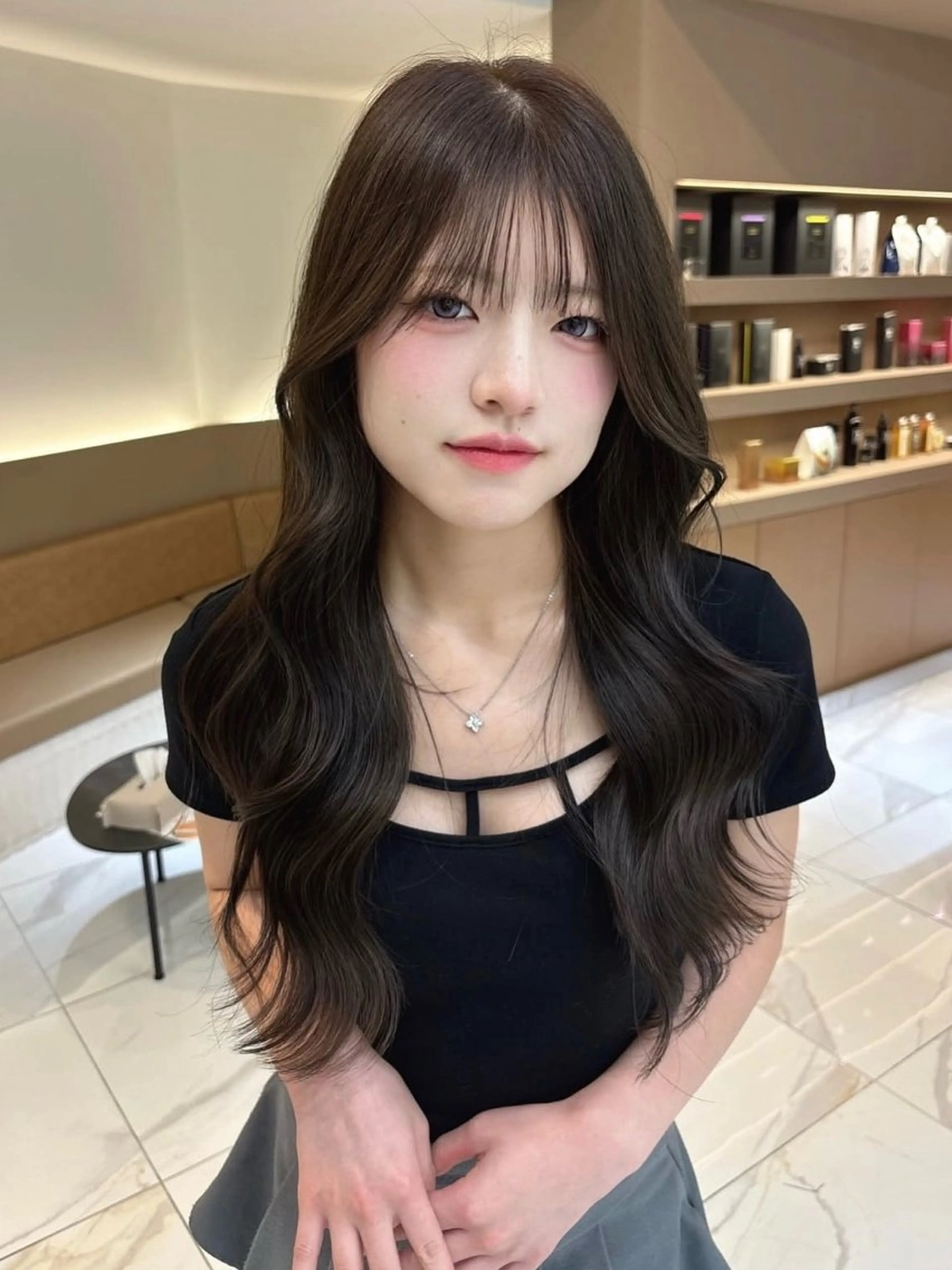 ロング 韓国ヘア/ 透明感カラー/松沢のヘアスタイル