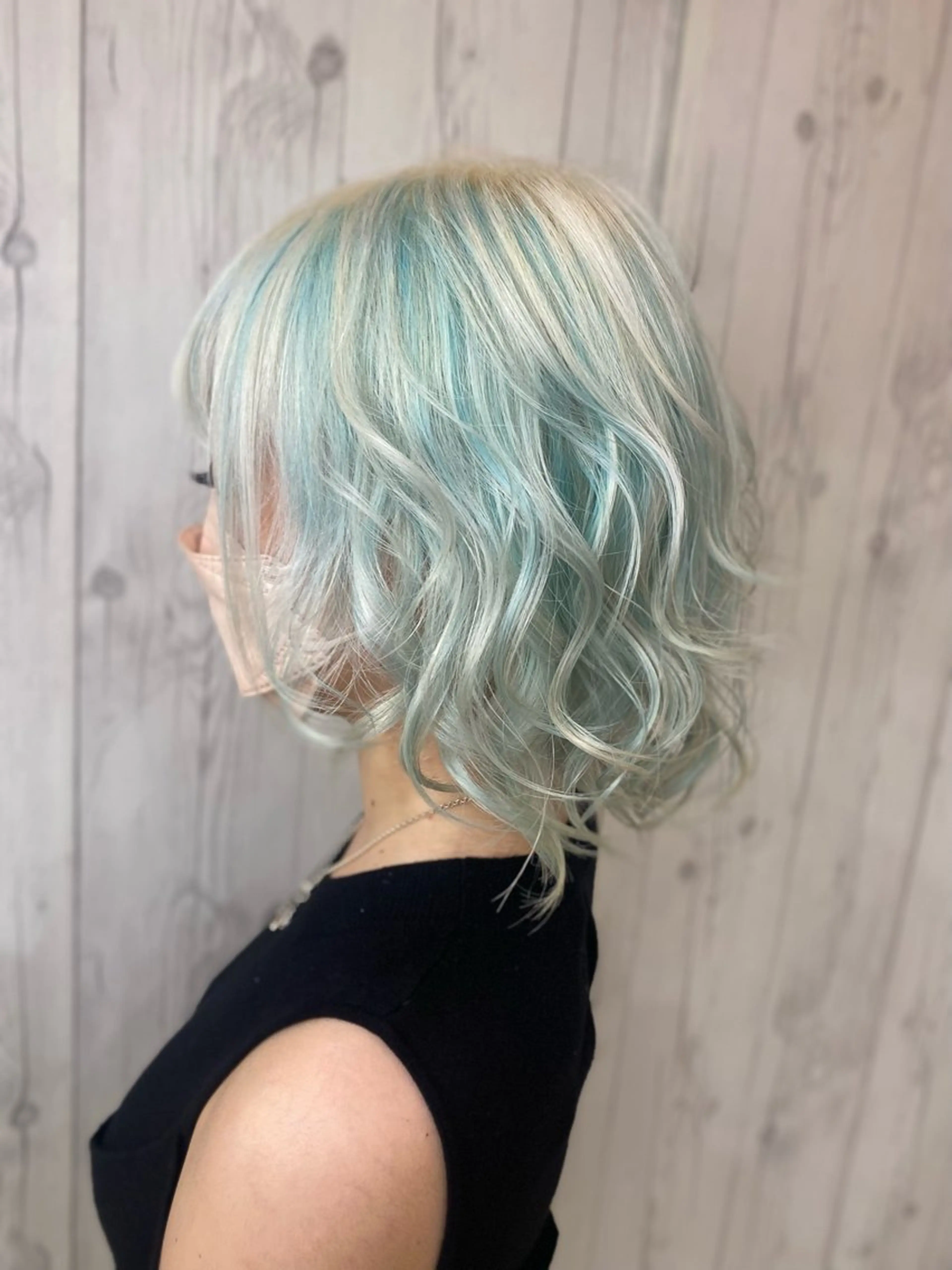 ミディアム ヘアカラー トリートメント ゆぴ☾‪/推しカラー /ハイトーンのヘアスタイル