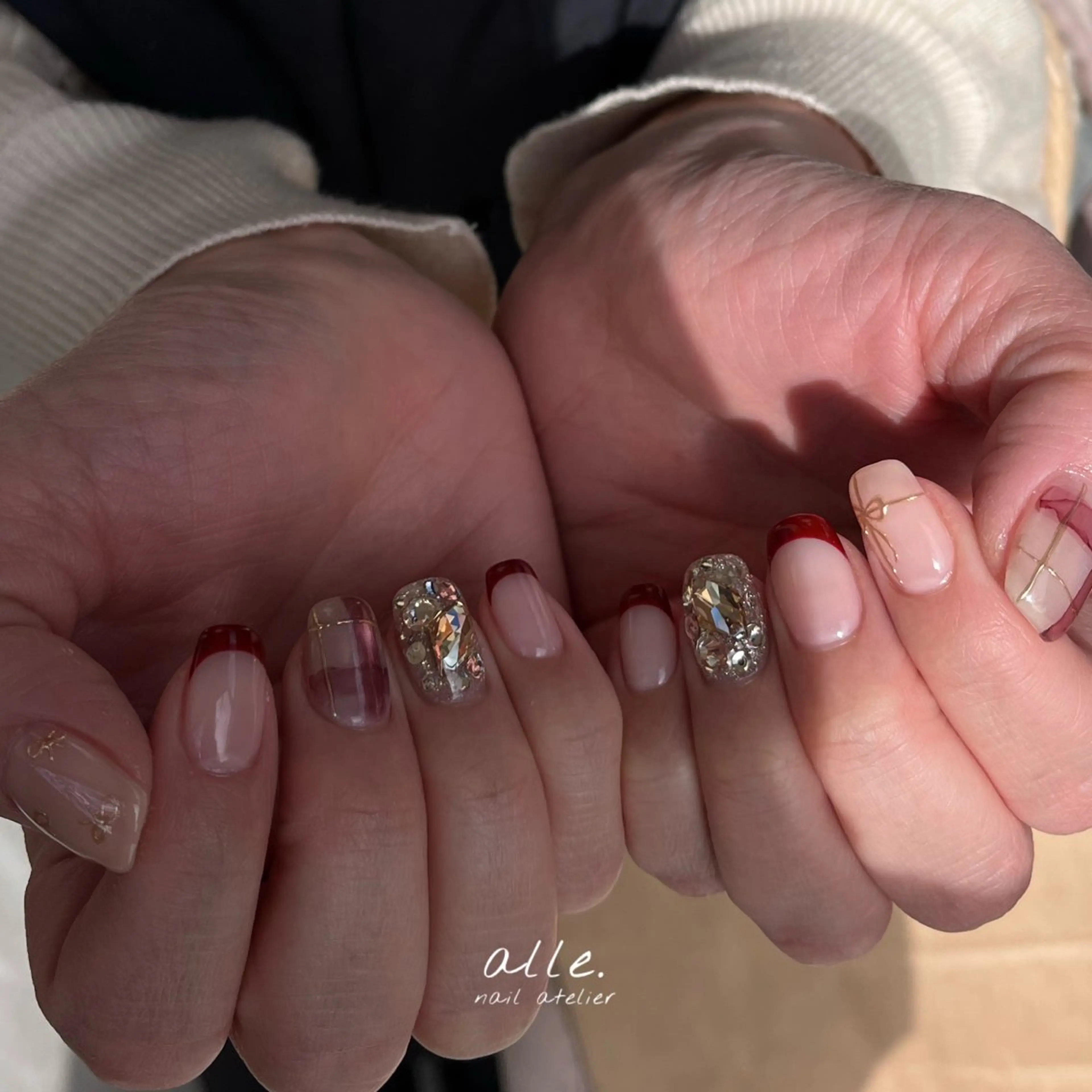 ネイル ハンドネイル atelier alle.のネイルデザイン