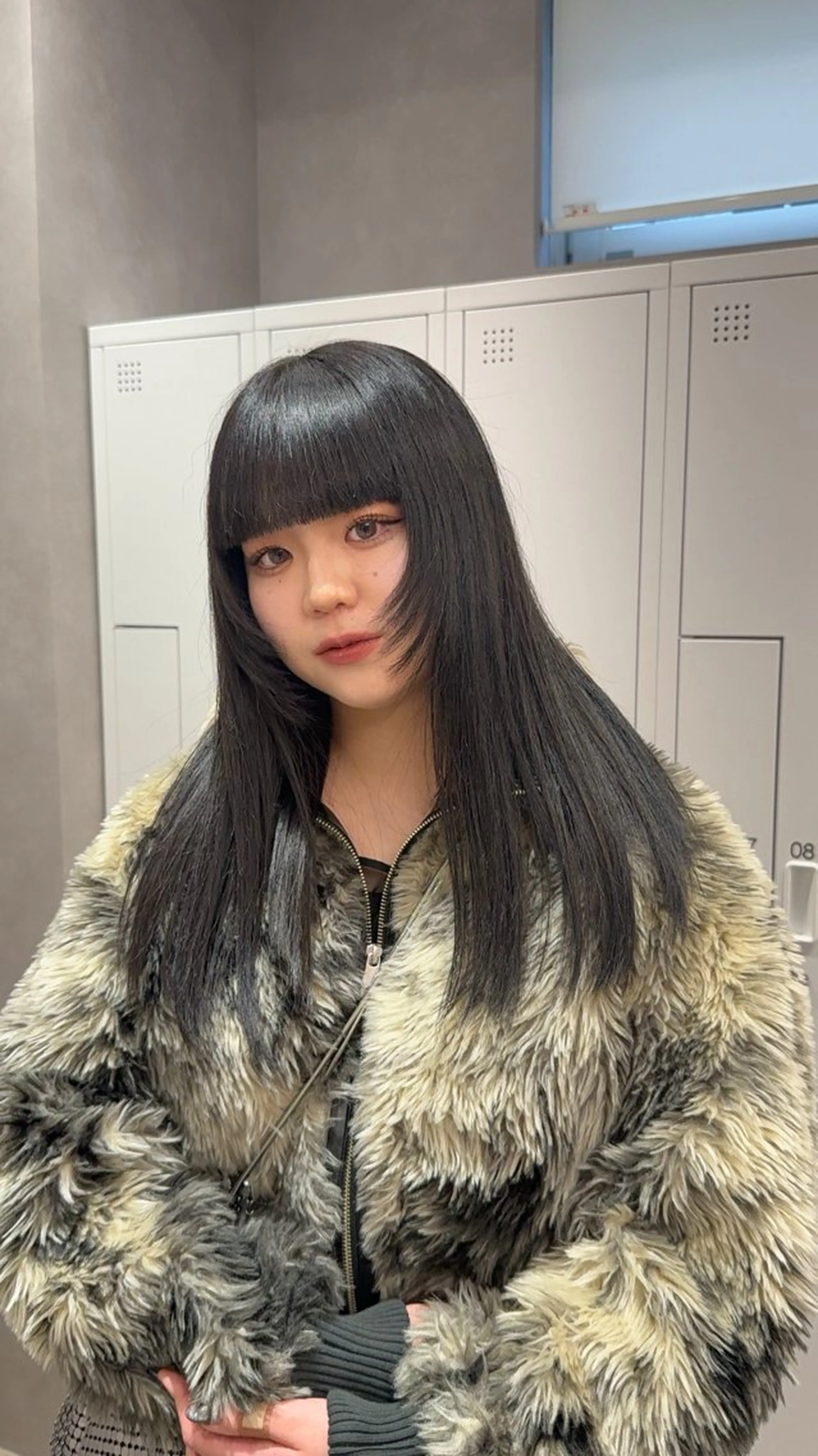 ロング カラー ヘアアレンジ 黒髪 💎韓国ヘア/ 艶カラー💎souのヘアスタイル