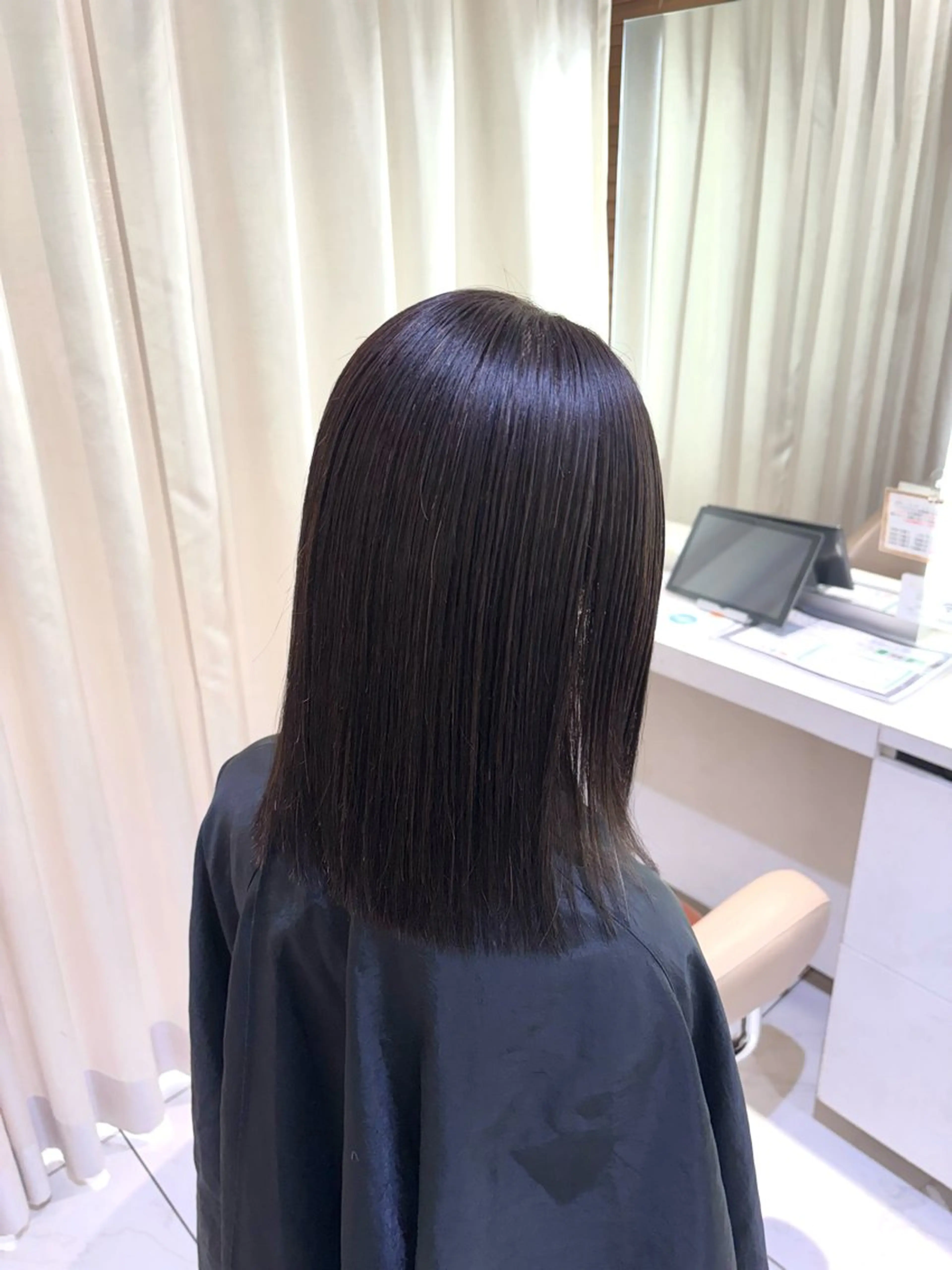 ミディアム ヘアカラー トリートメント 高橋凜/髪質改善/ 縮毛矯正/カラーのヘアスタイル