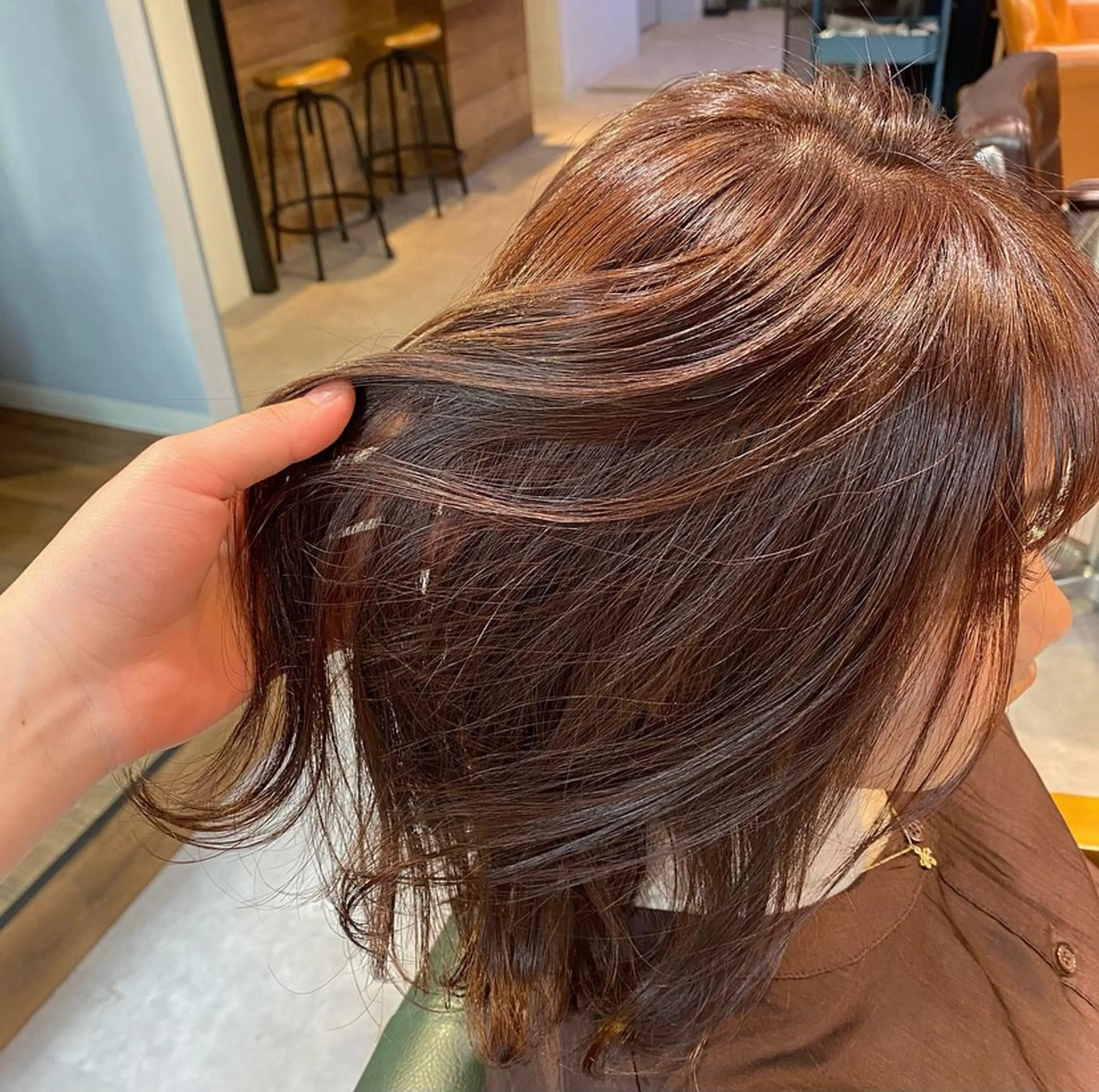 ミディアム GO TODAY SHAiRE SALON 原宿Stella店所属・𓍯柔らかhair 𓍯 yukinoのヘアスタイル