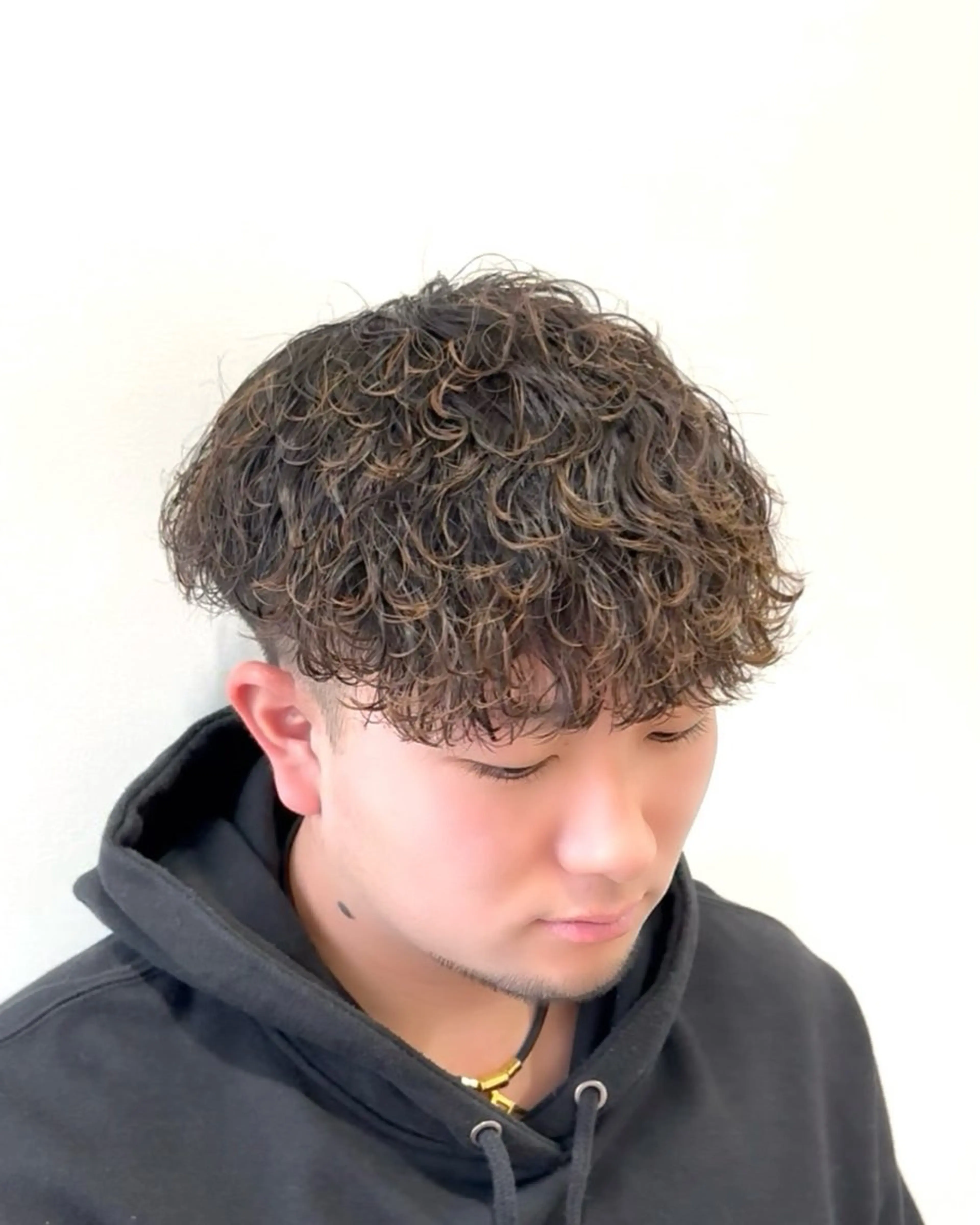 パーマ メンズ マッシュ メンズパーマ 波巻きパーマ カット パーマ ☆★メンズ特化★☆ 川地由麿のヘアスタイル