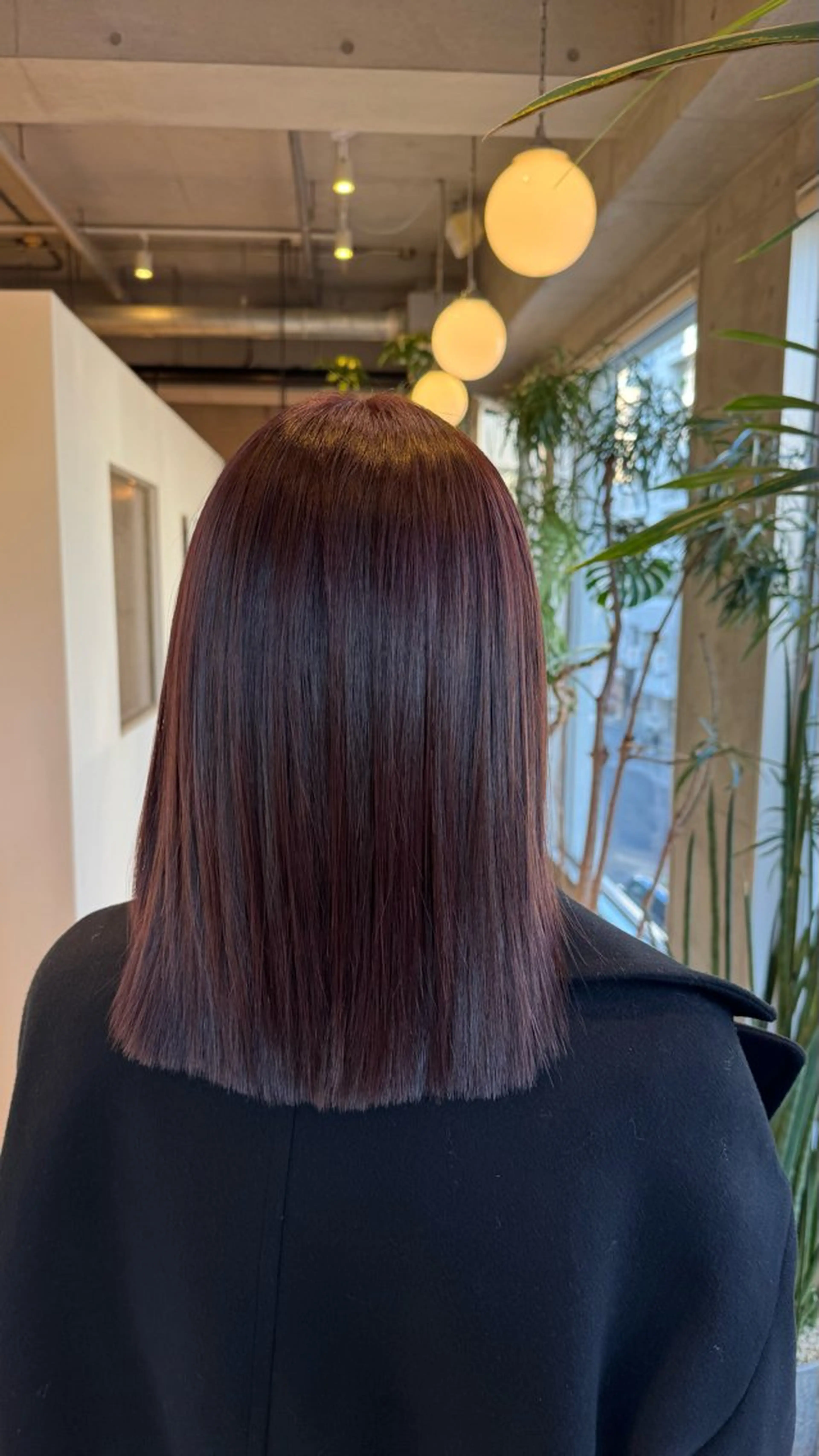 ミディアム カラー ブラウンカラー ピンクカラー ピンクブラウン 髪質改善ヘアエステ miyuのヘアスタイル