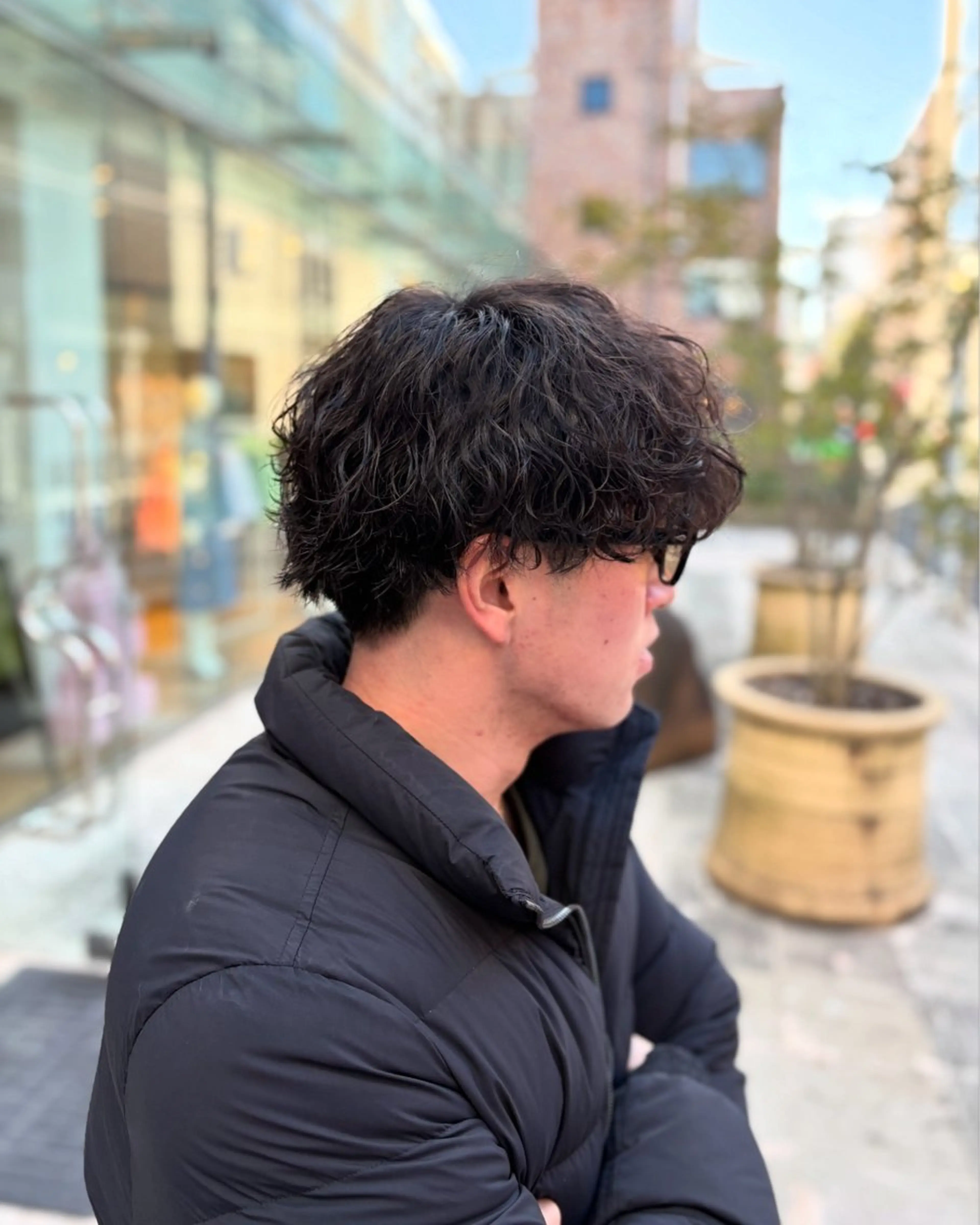 パーマ メンズ 美髪矯正🍀 似合わせカット渡邊のヘアスタイル